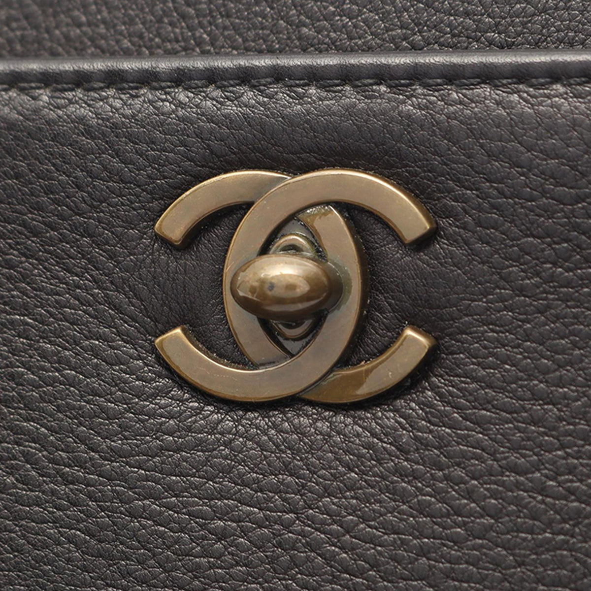 Chanel CC Calfskin Tote — Black