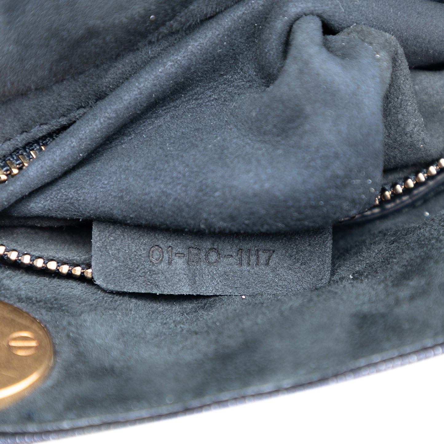 Dior Mini Denim Cannage Studded Supple Lady Dior