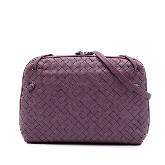 Bottega Veneta Nappa Intrecciato Nodini Crossbody