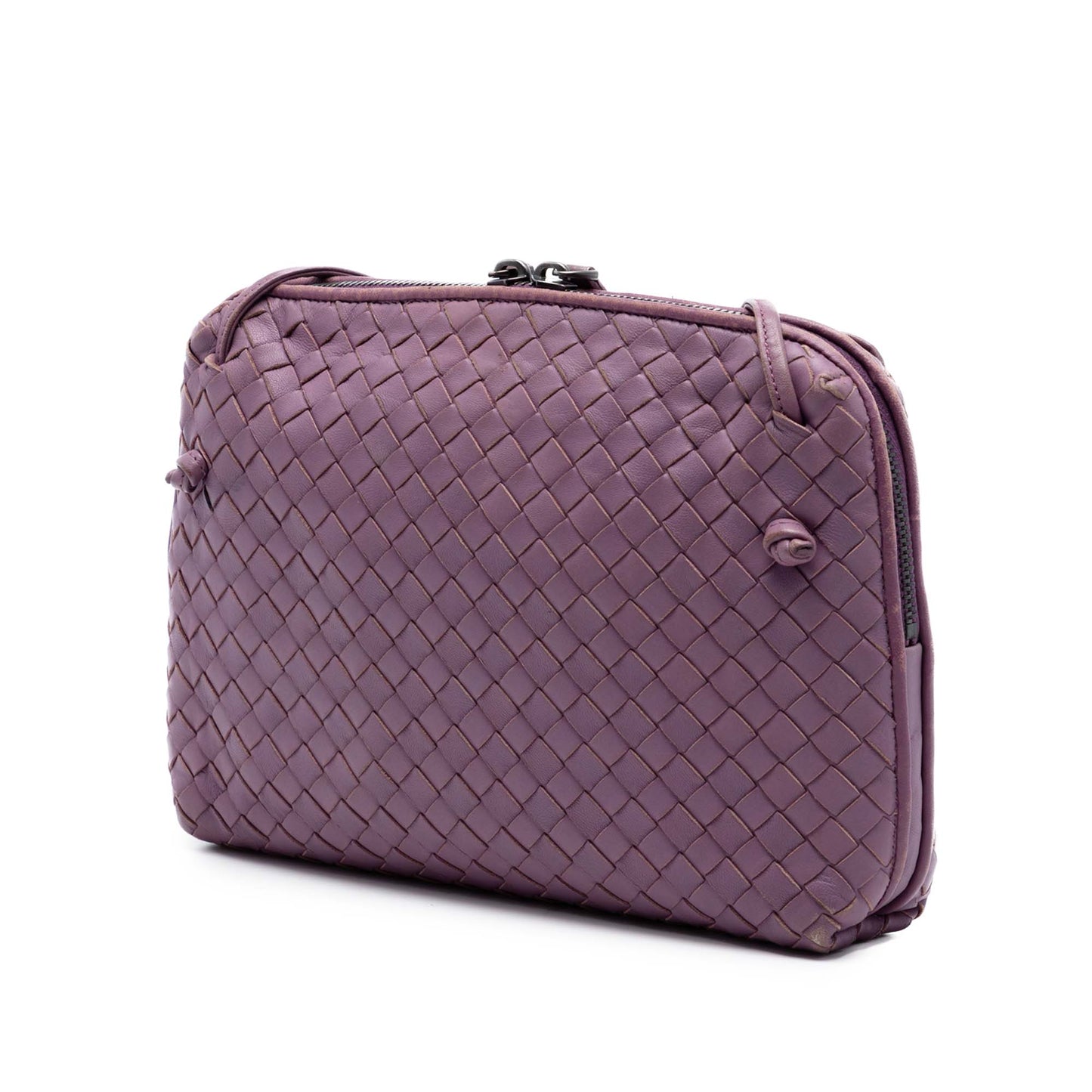 Bottega Veneta Nappa Intrecciato Nodini Crossbody