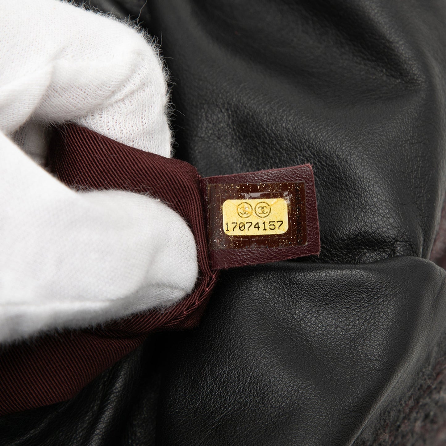 Lambskin and Tweed Coco Pleats Hobo