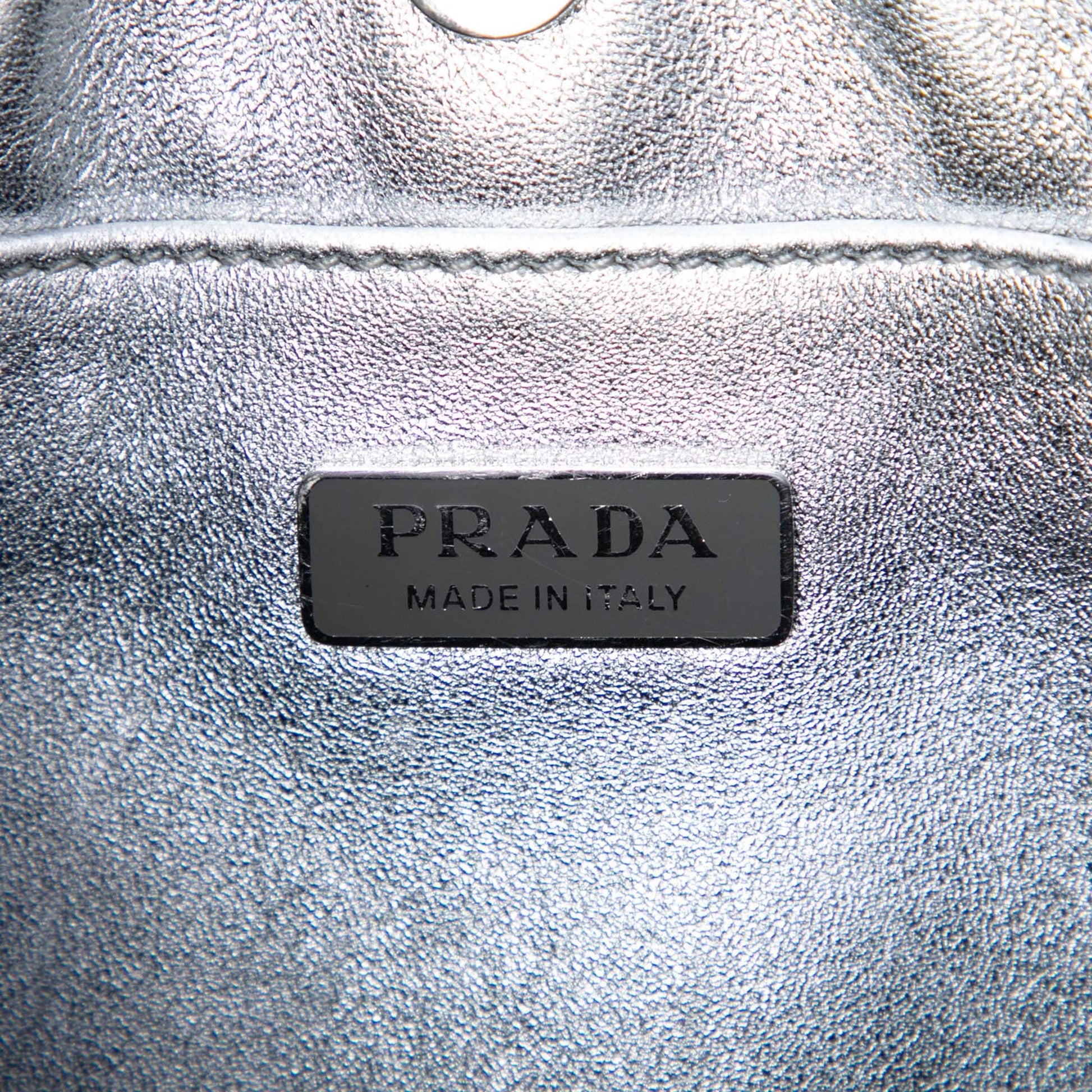 Prada Spazzolato Leather Cleo Shoulder Bag