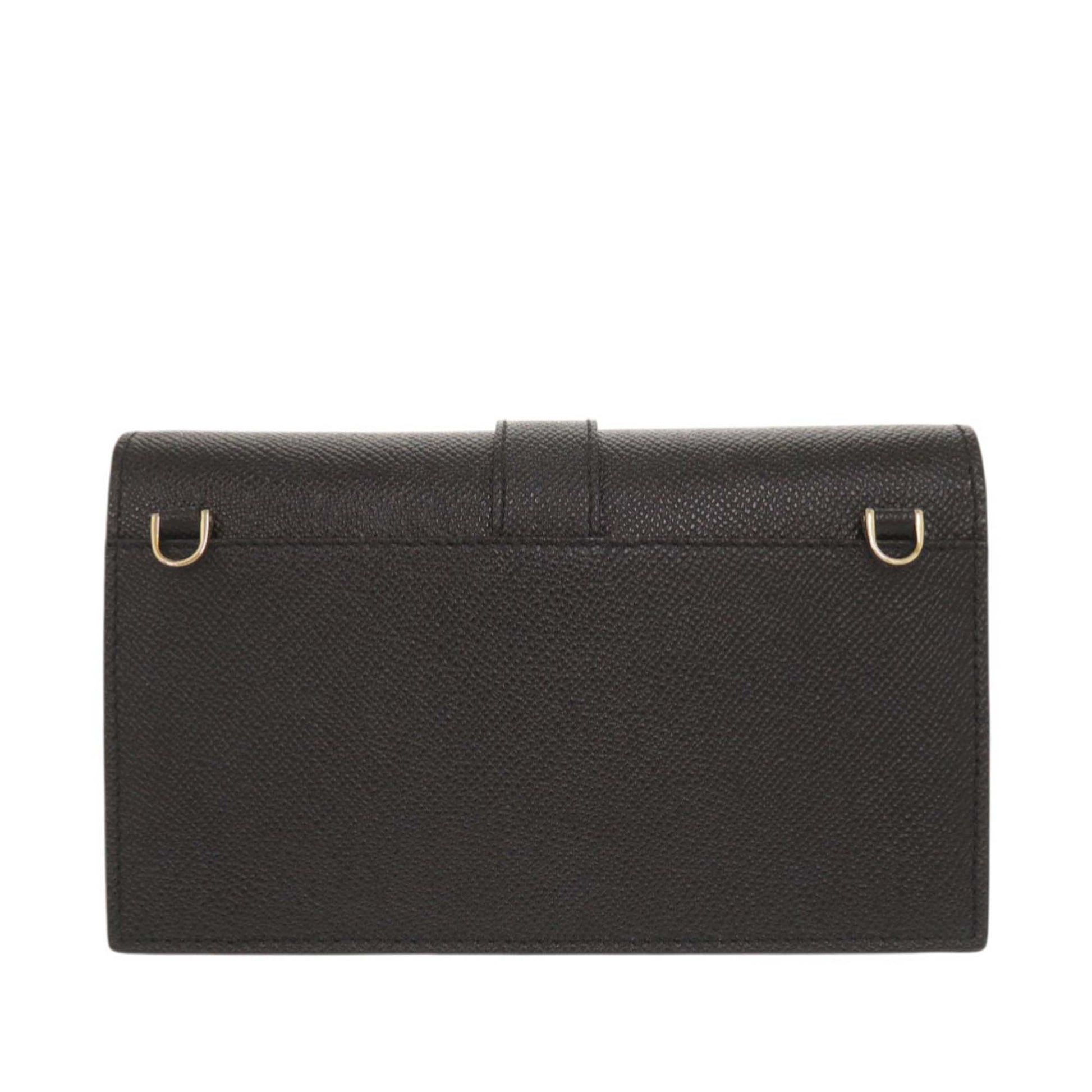 Ferragamo Grained Calfskin Gancini Crossbody