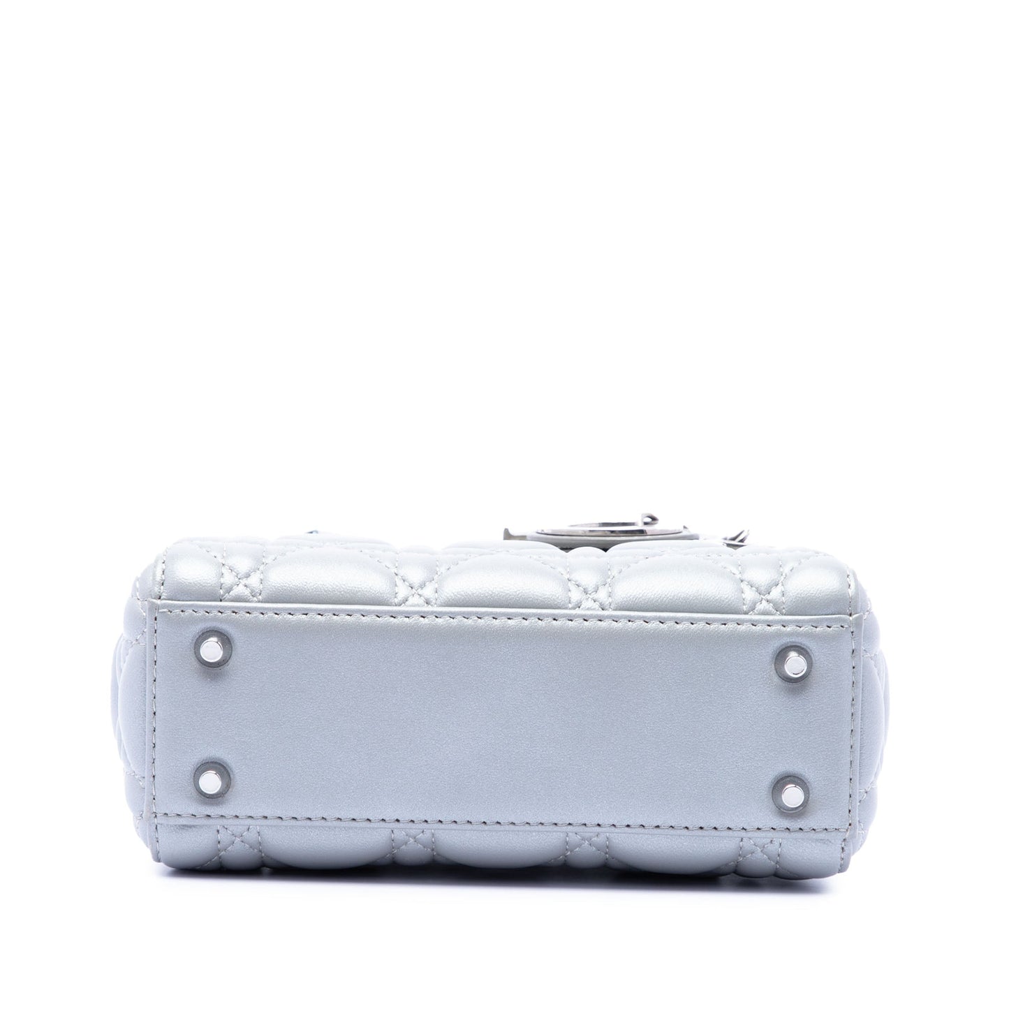 Dior Mini Iridescent Lambskin Cannage Lady Dior