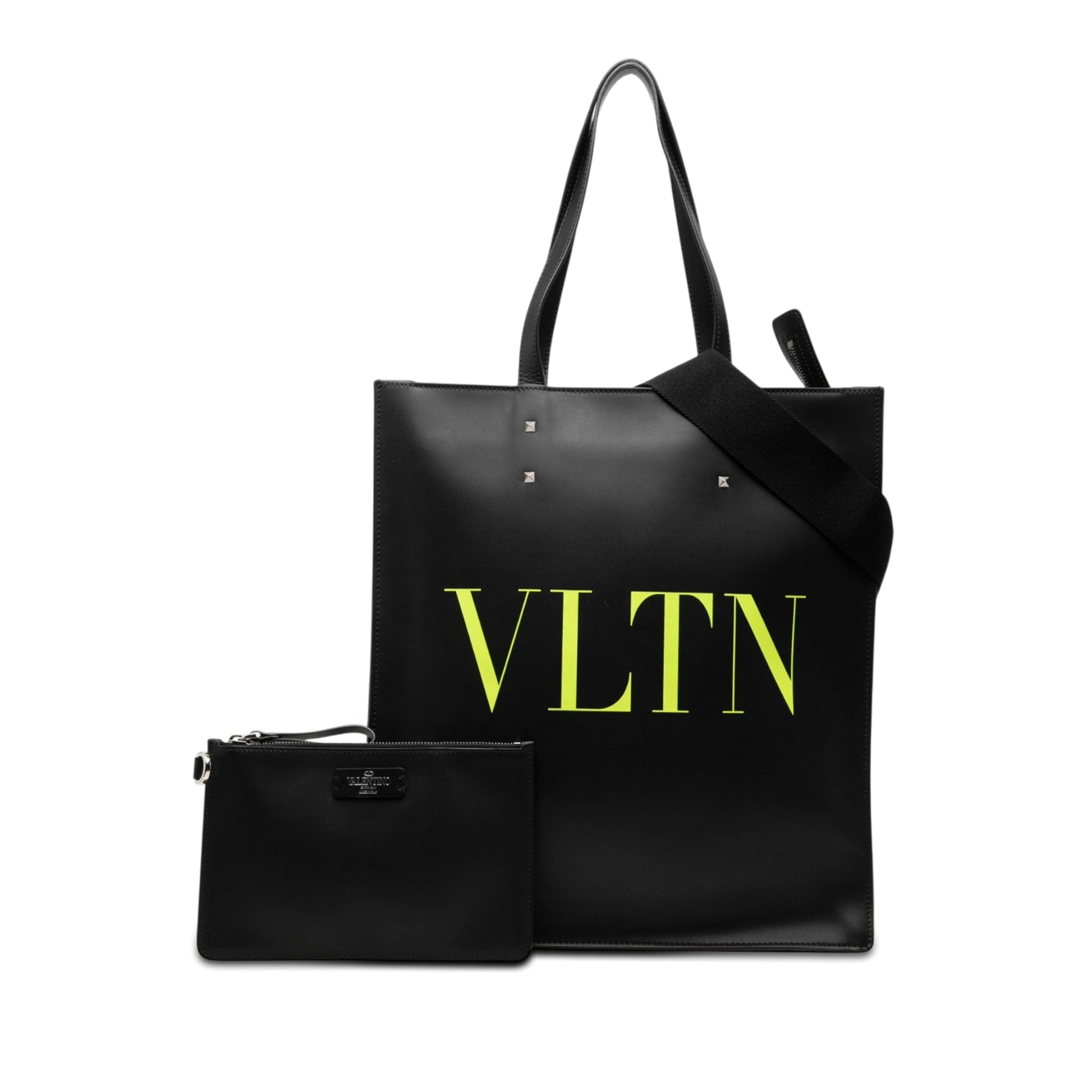 Valentino Calfskin Rockstud VLTN Tote