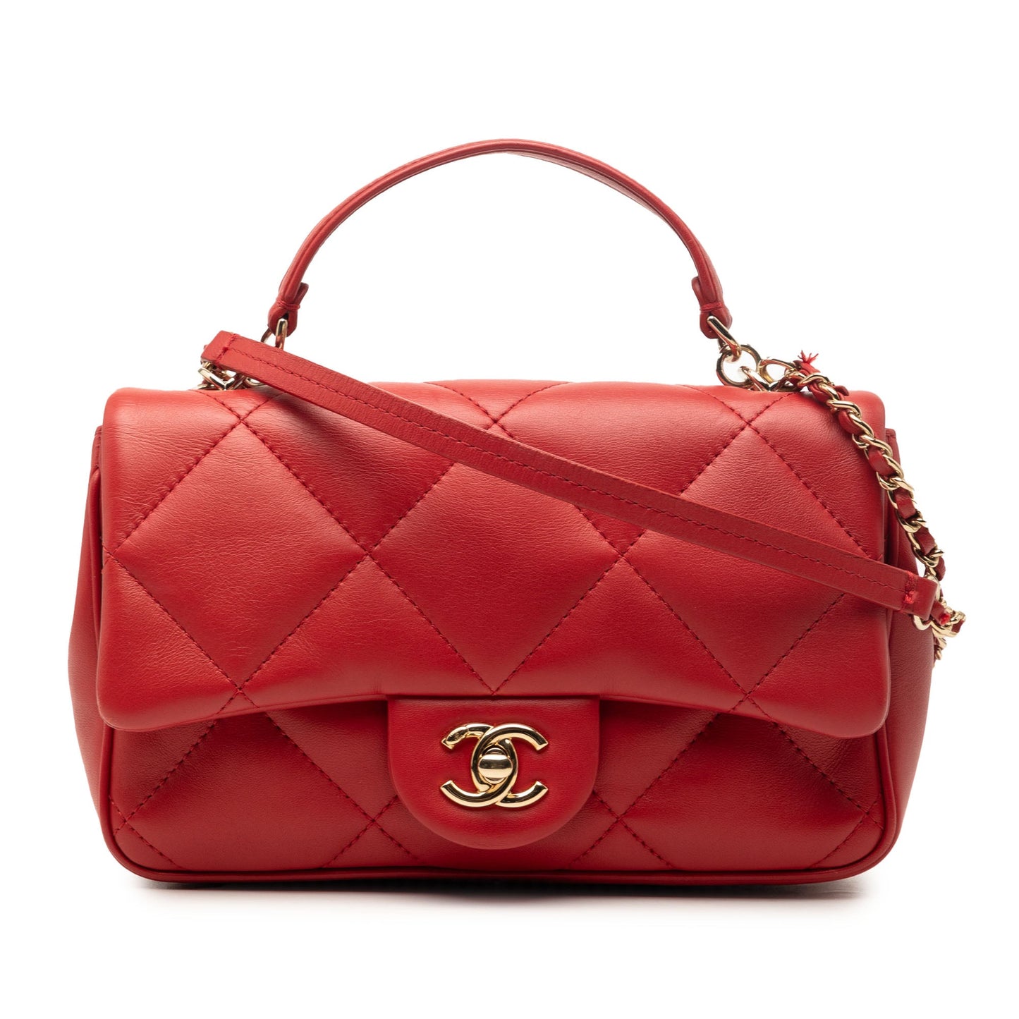 Chanel Small Lambskin Easy Carry Flap