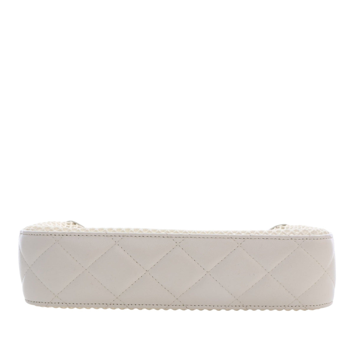 Chanel CC Mesh and Shiny Lambskin Clutch with Chain