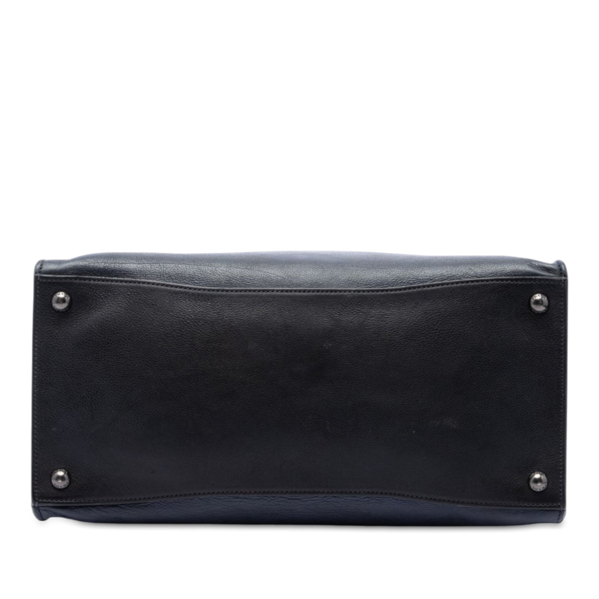 Prada Glace Calf Sound Lock Top Handle Bag