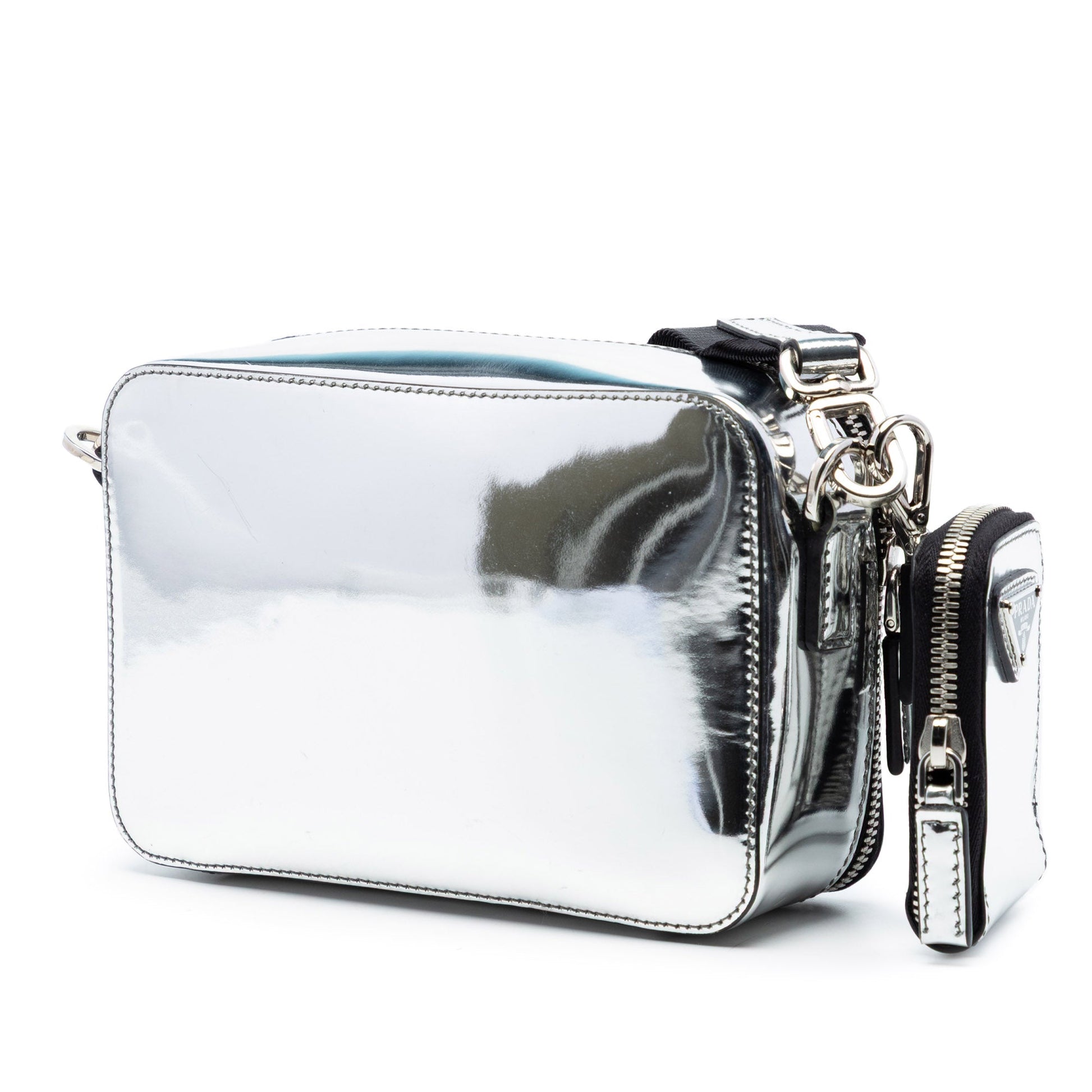 Prada Small Spazzolato Brique Crossbody