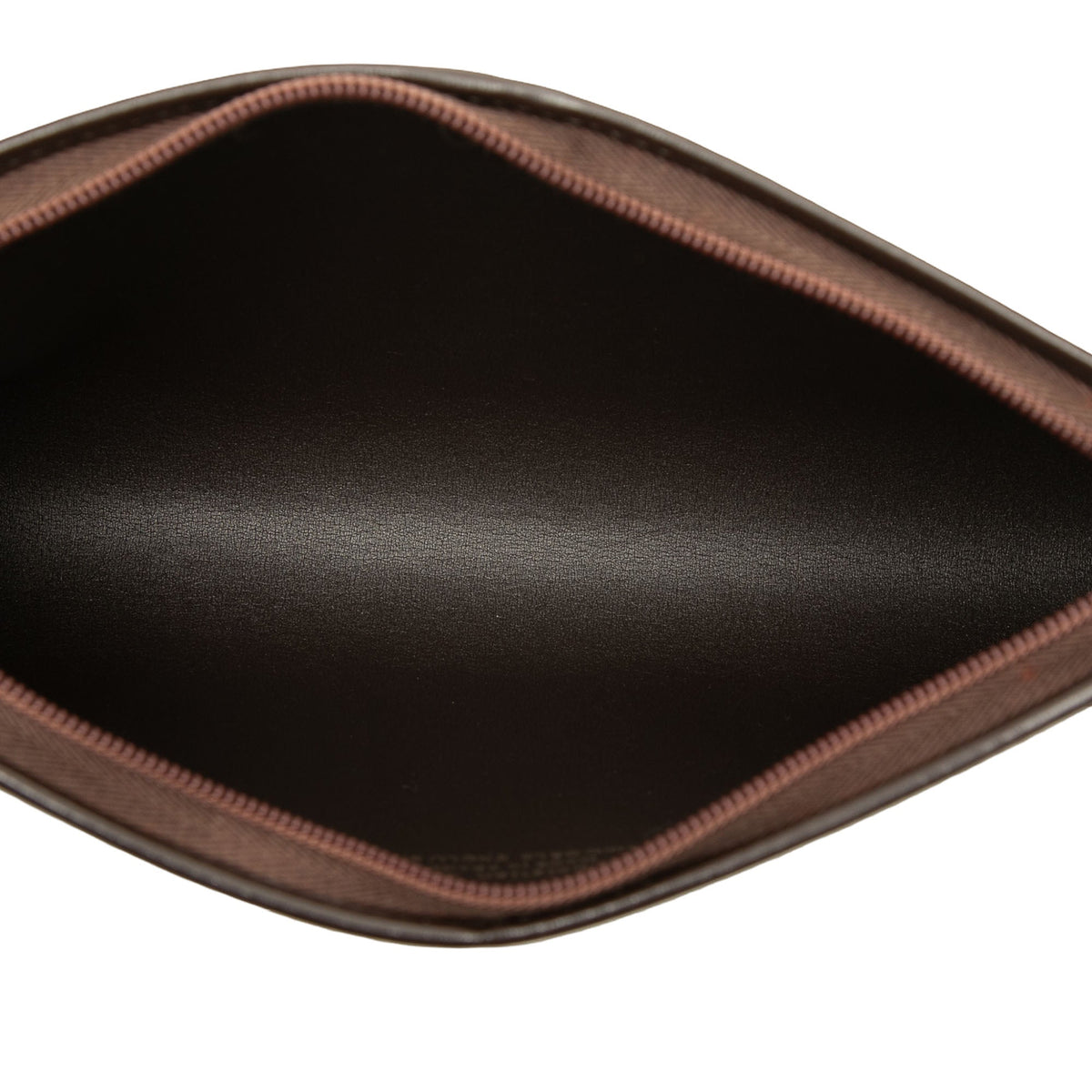 Dior Diorissimo Trotter Canvas Clutch — Brown