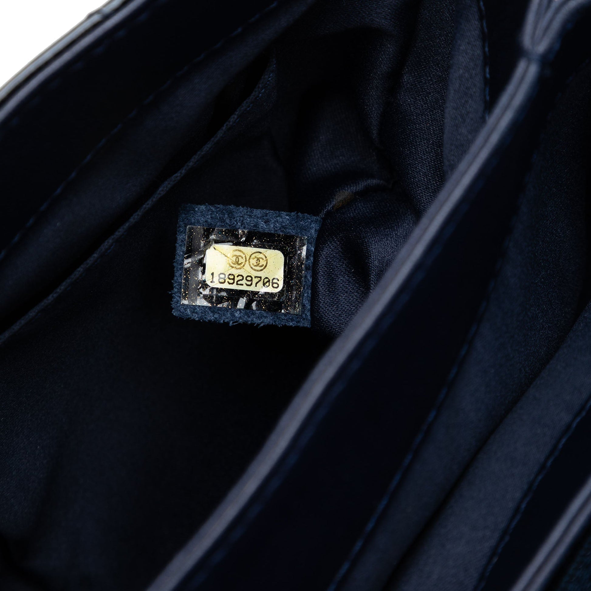 Jumbo Quilted Patent 3 Compartment Flap