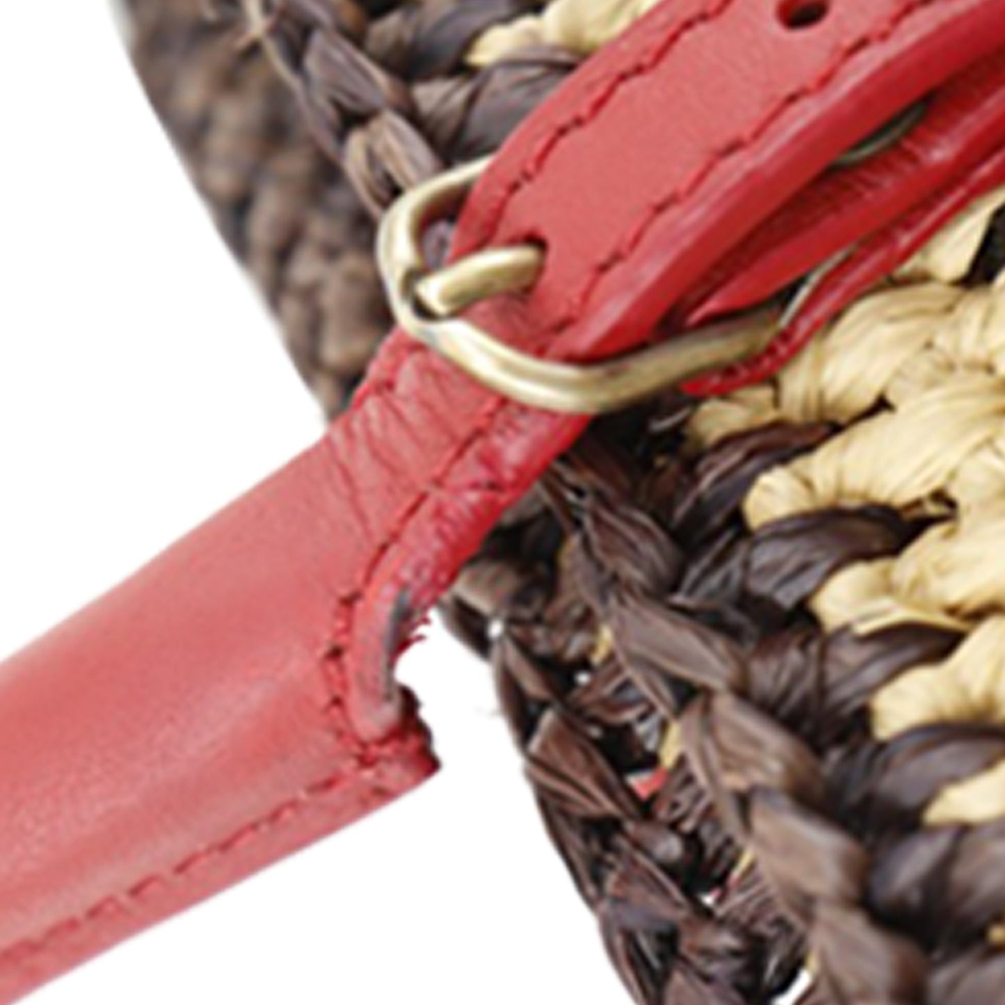 Balenciaga Raffia Motocross Panier Basket Tote