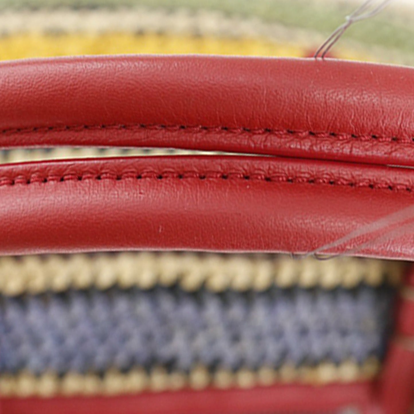 Balenciaga Raffia Motocross Panier Basket Tote