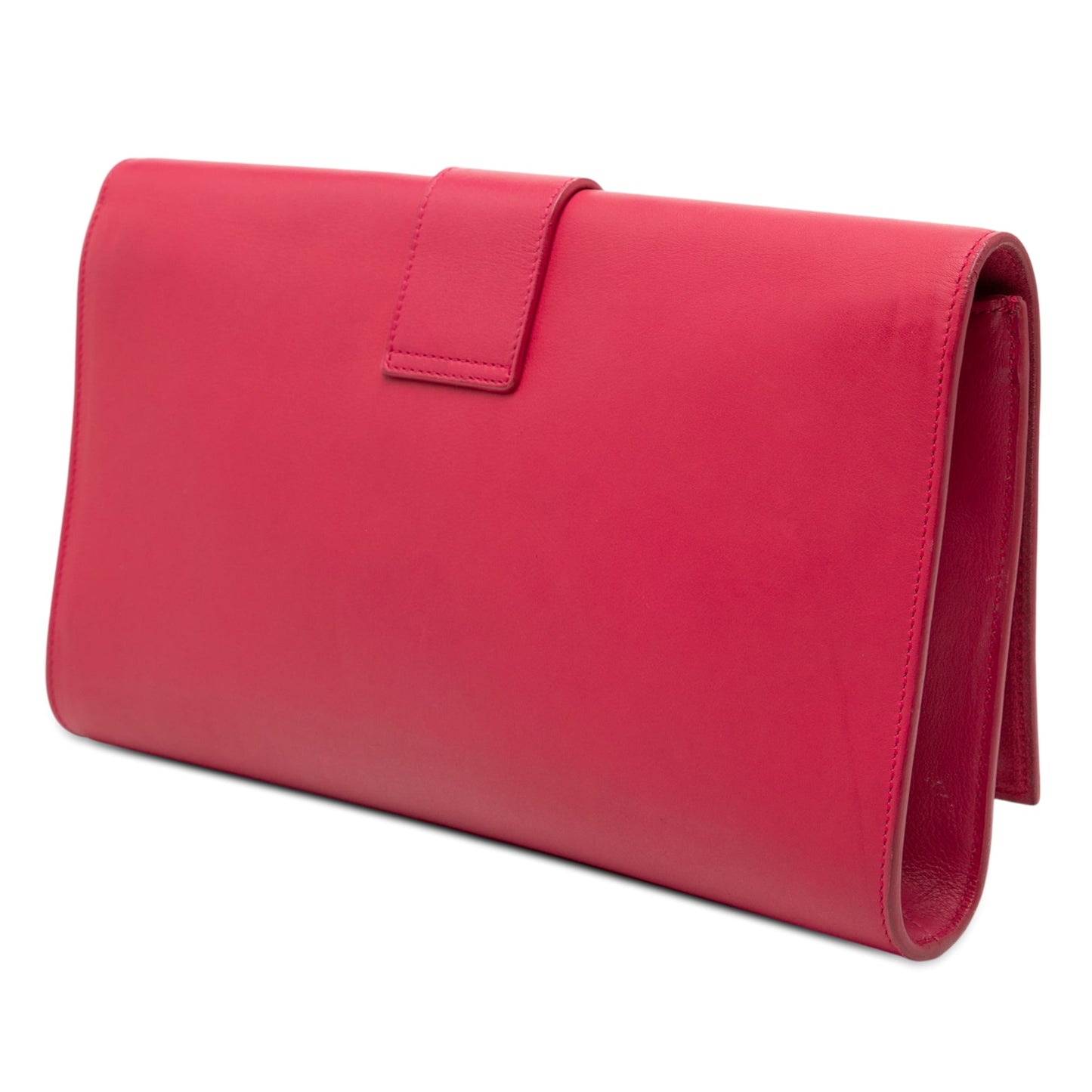 Saint Laurent Leather Chyc Ligne Clutch