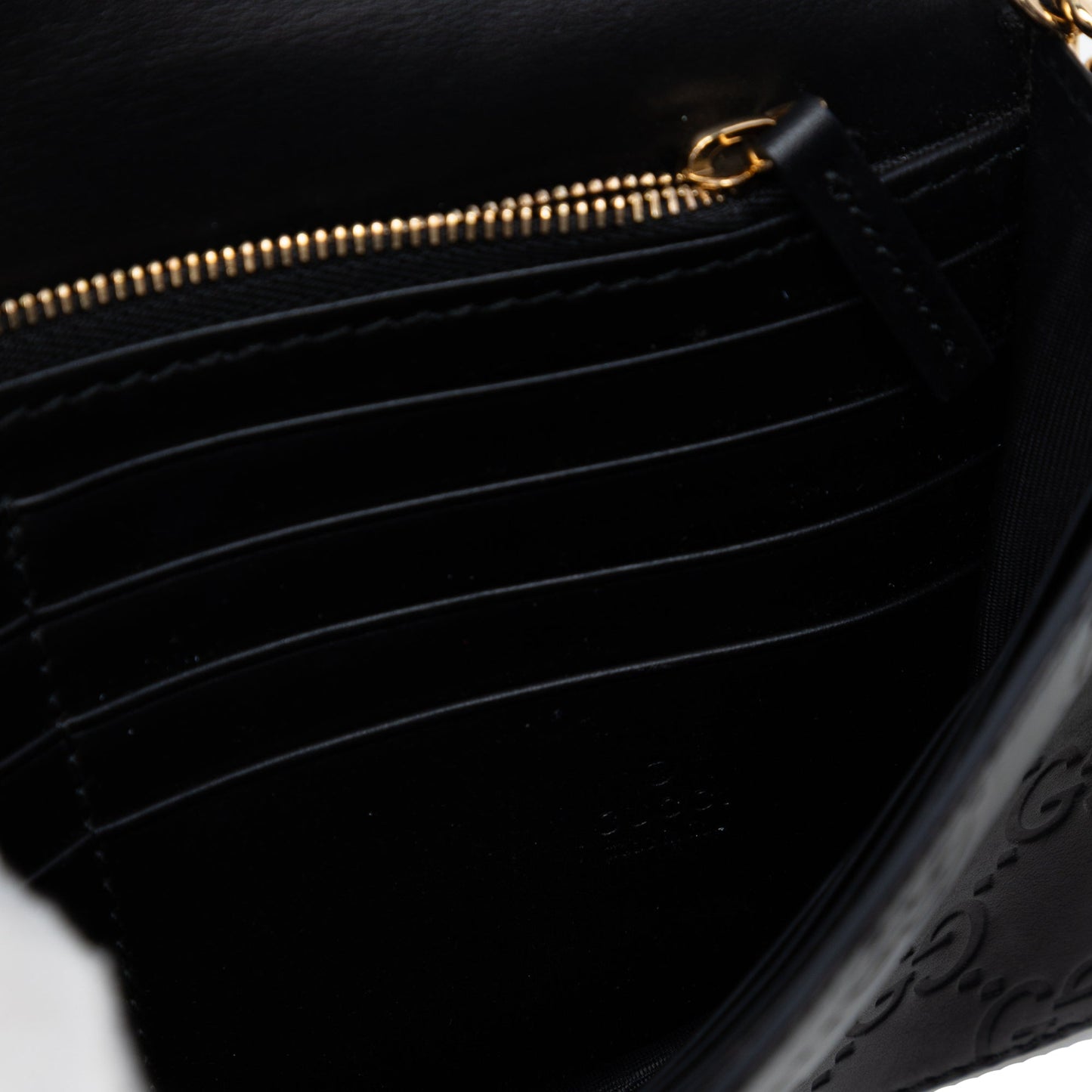 Guccissima Interlocking G Wallet On Chain