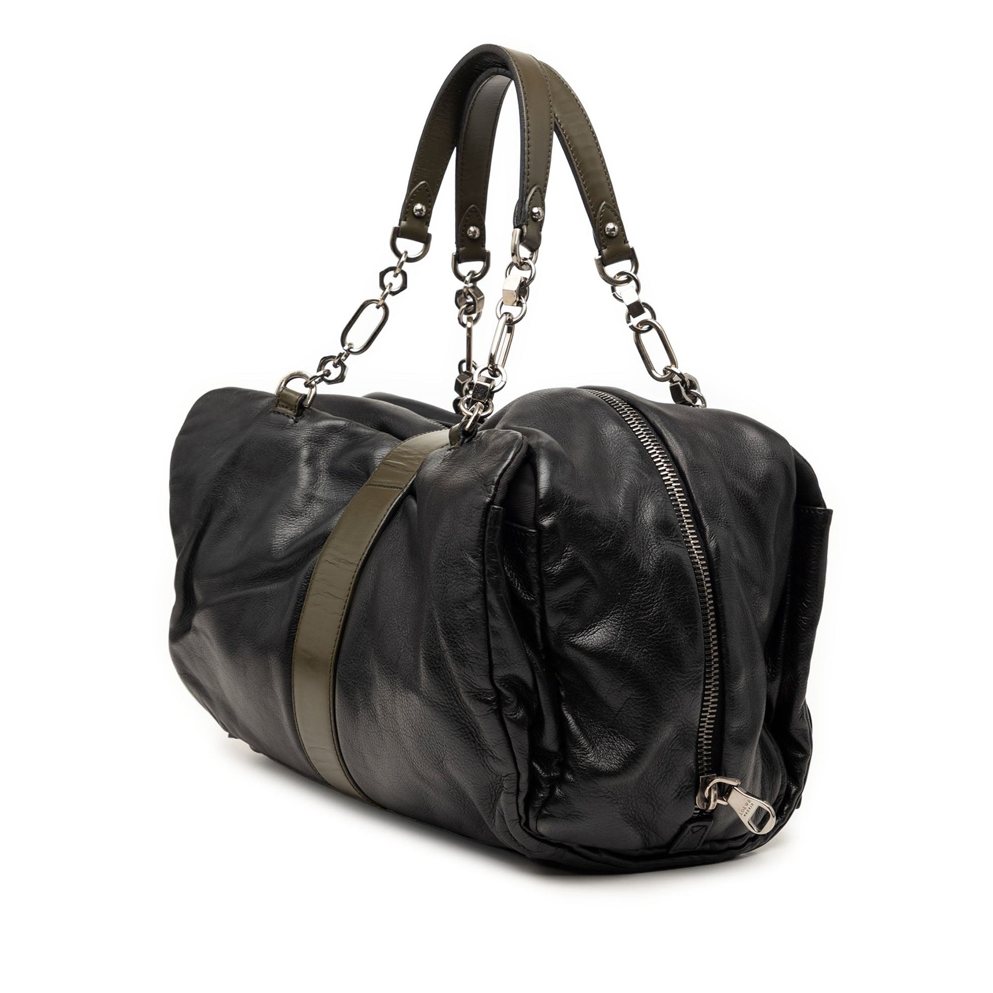 LOEWE Bicolor Leather Laura 33 Handbag