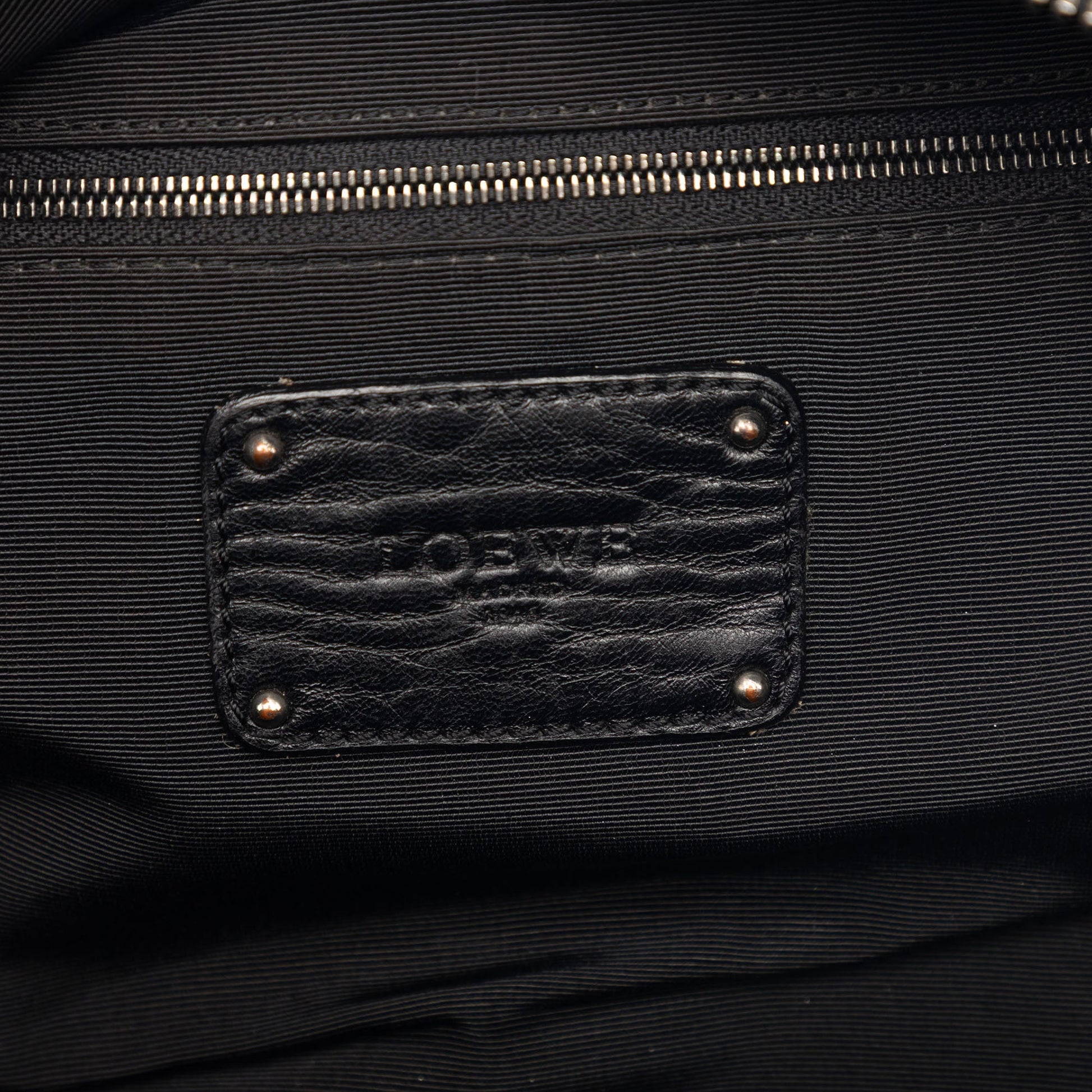 LOEWE Bicolor Leather Laura 33 Handbag