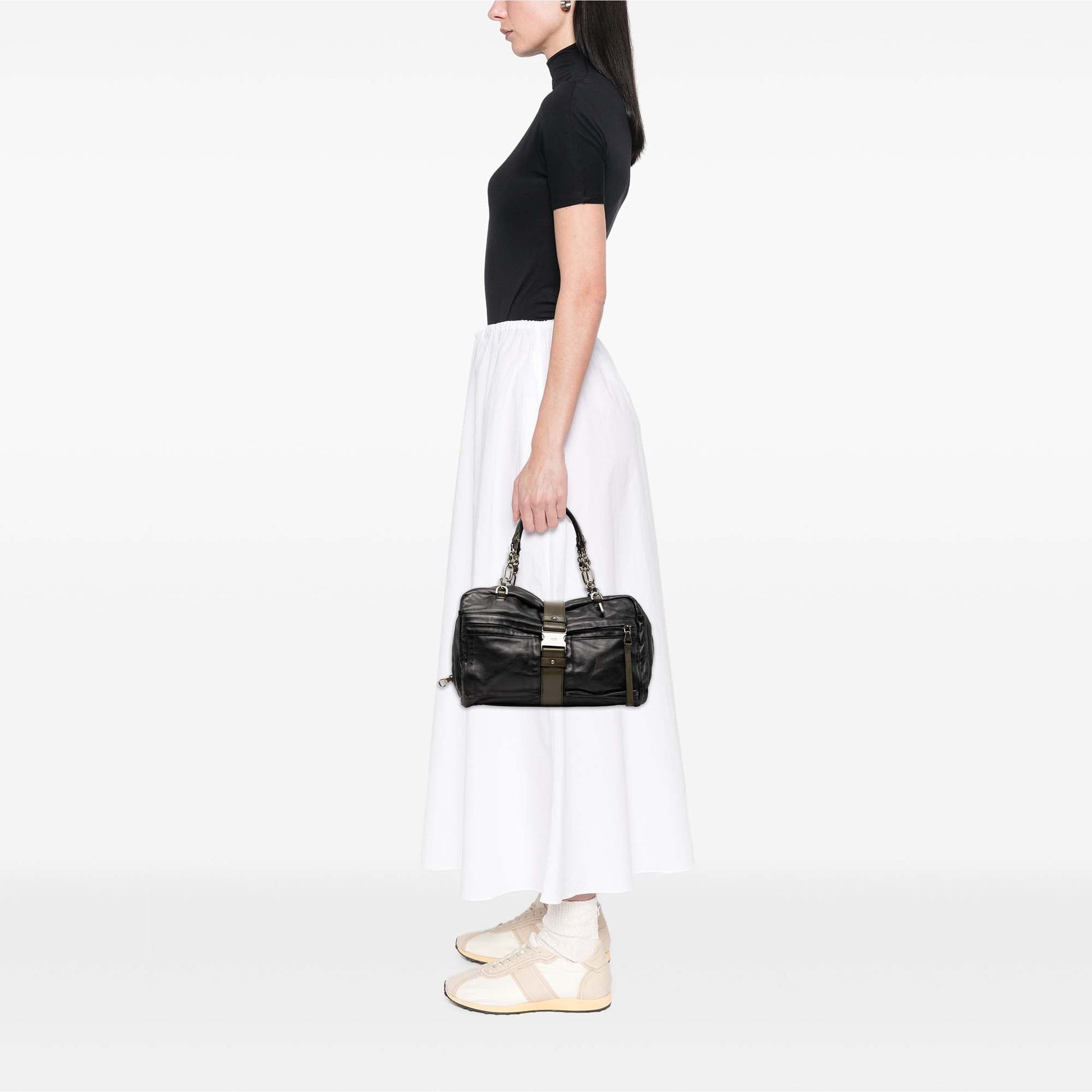LOEWE Bicolor Leather Laura 33 Handbag