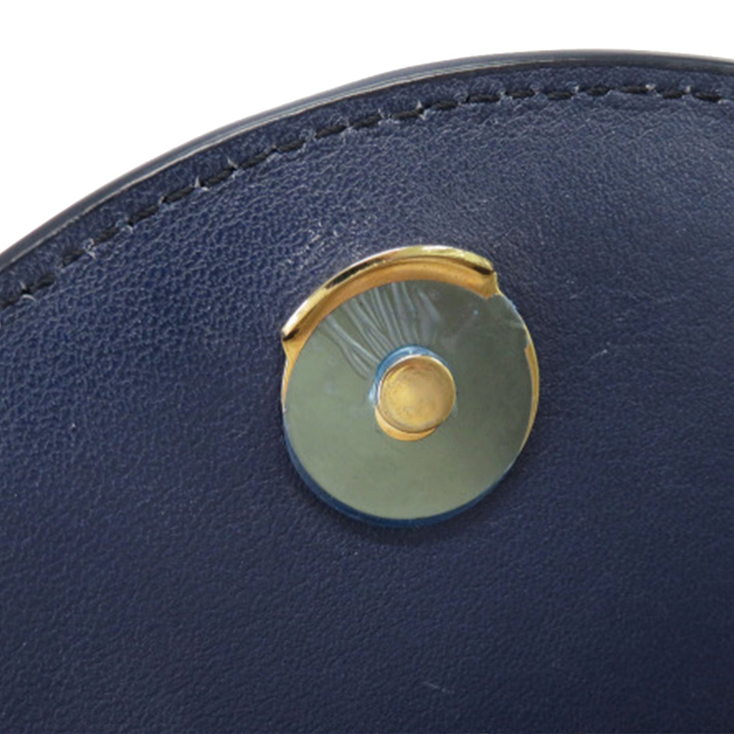 Lizard Embossed Leather Aby Lock Satchel