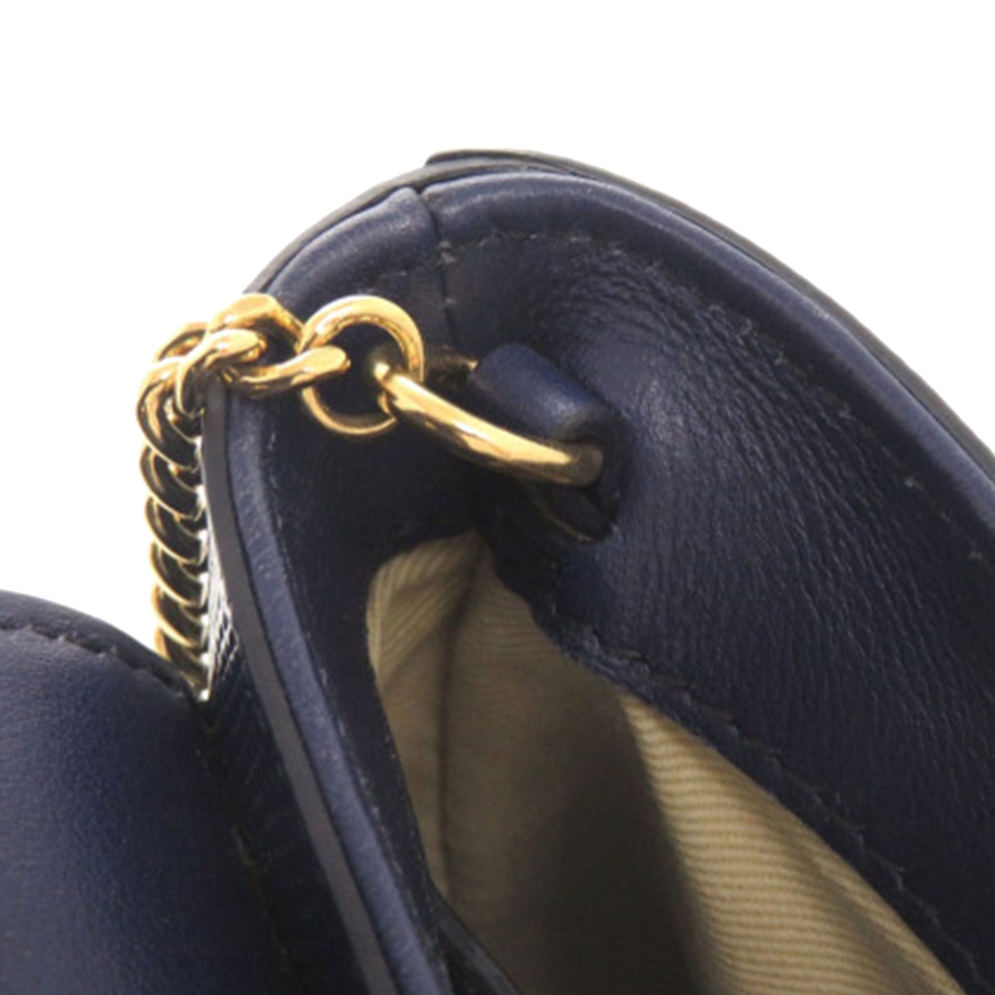 Lizard Embossed Leather Aby Lock Satchel