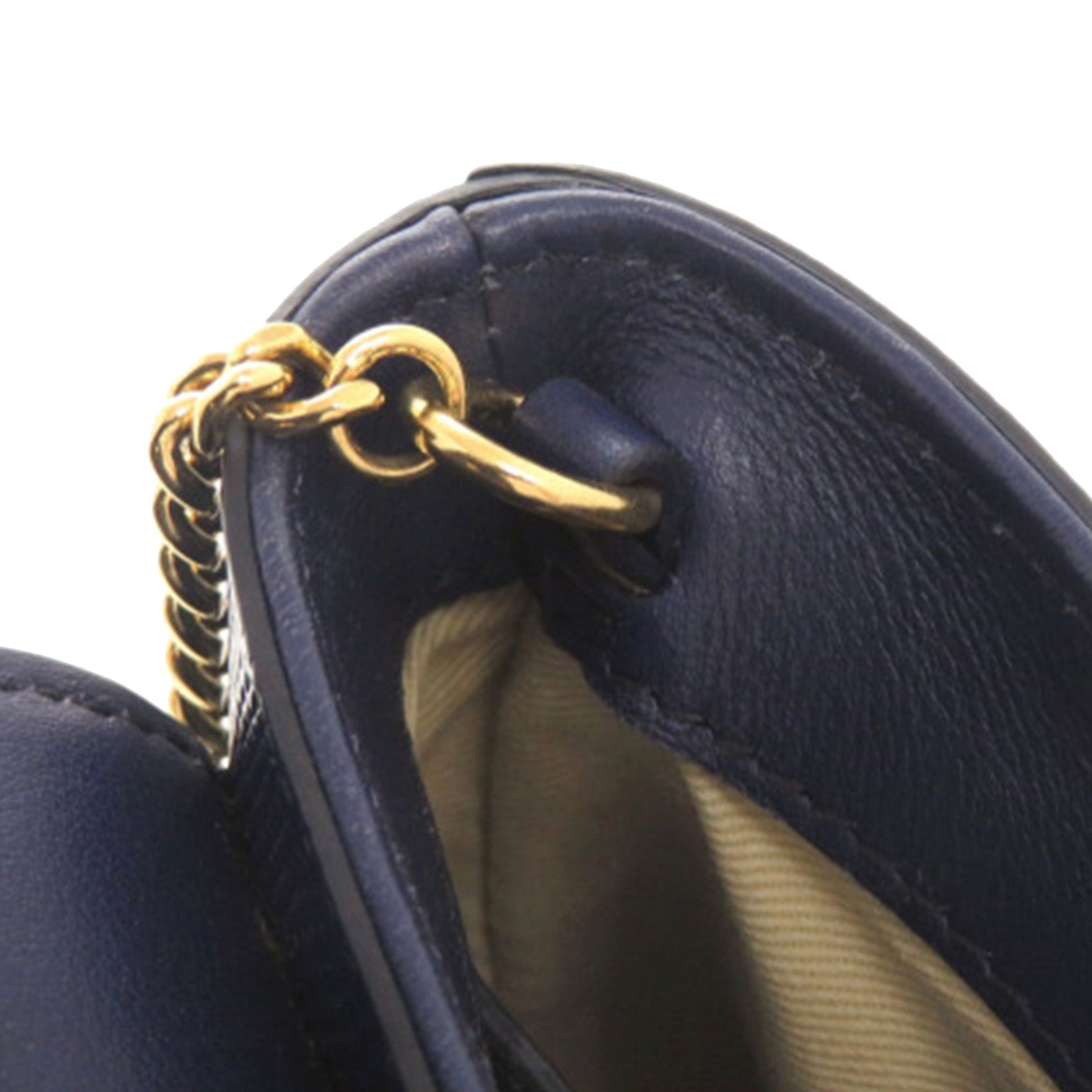 Lizard Embossed Leather Aby Lock Satchel
