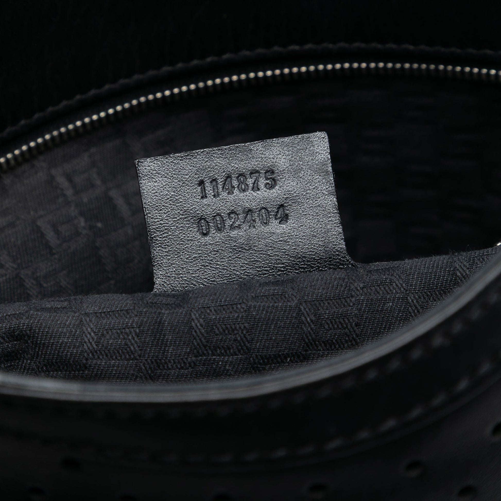 Gucci Perforated Calfskin Interlocking G Reins Satchel