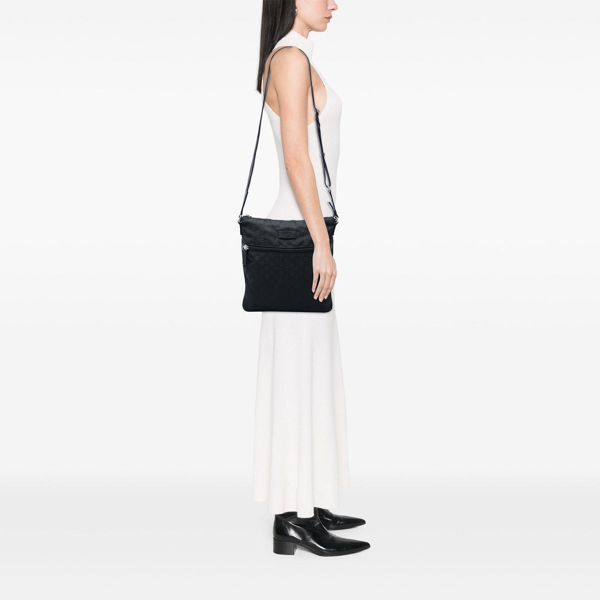 Gucci GG Nylon Web Crossbody
