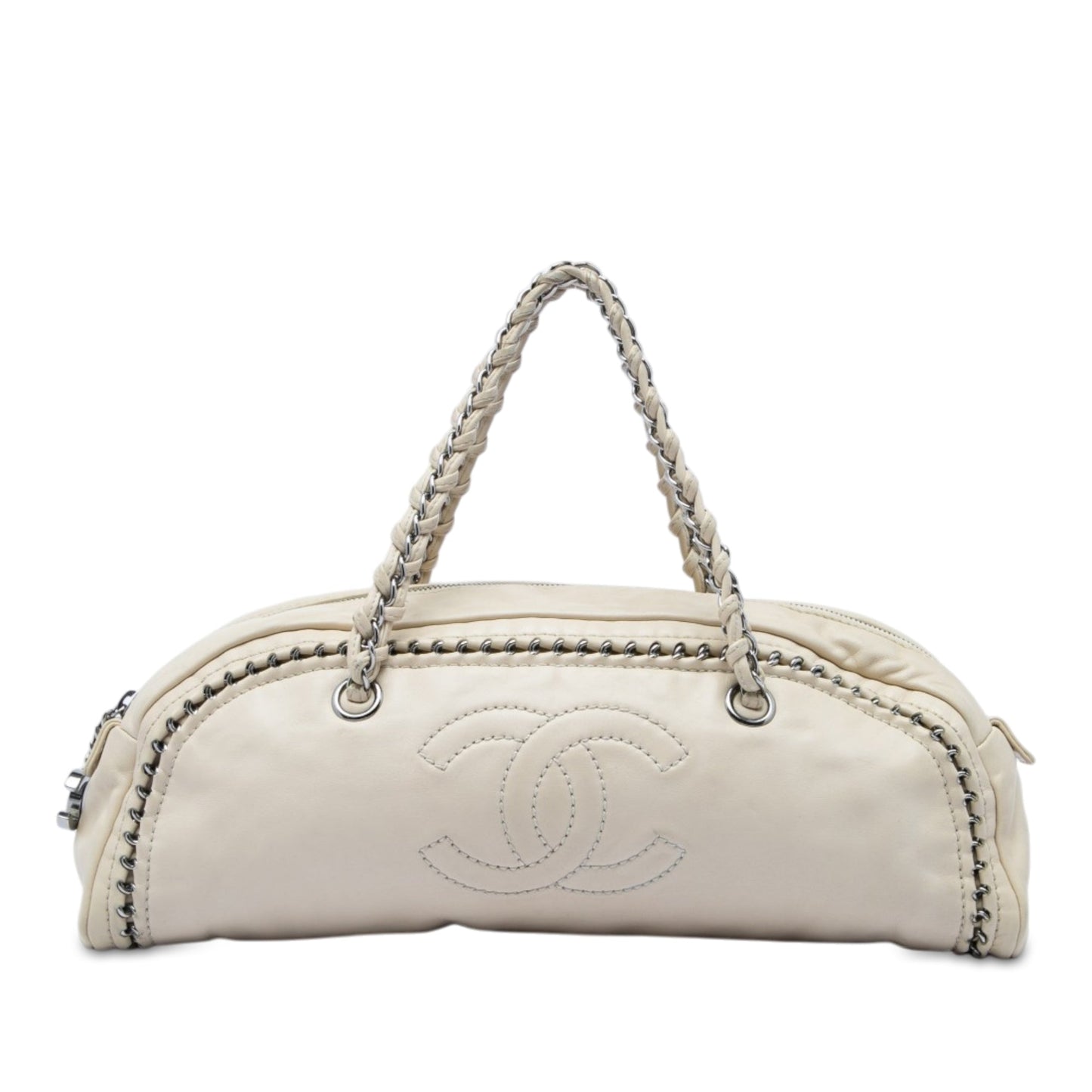 Chanel Small Calfskin Luxe Ligne Bowler Bag