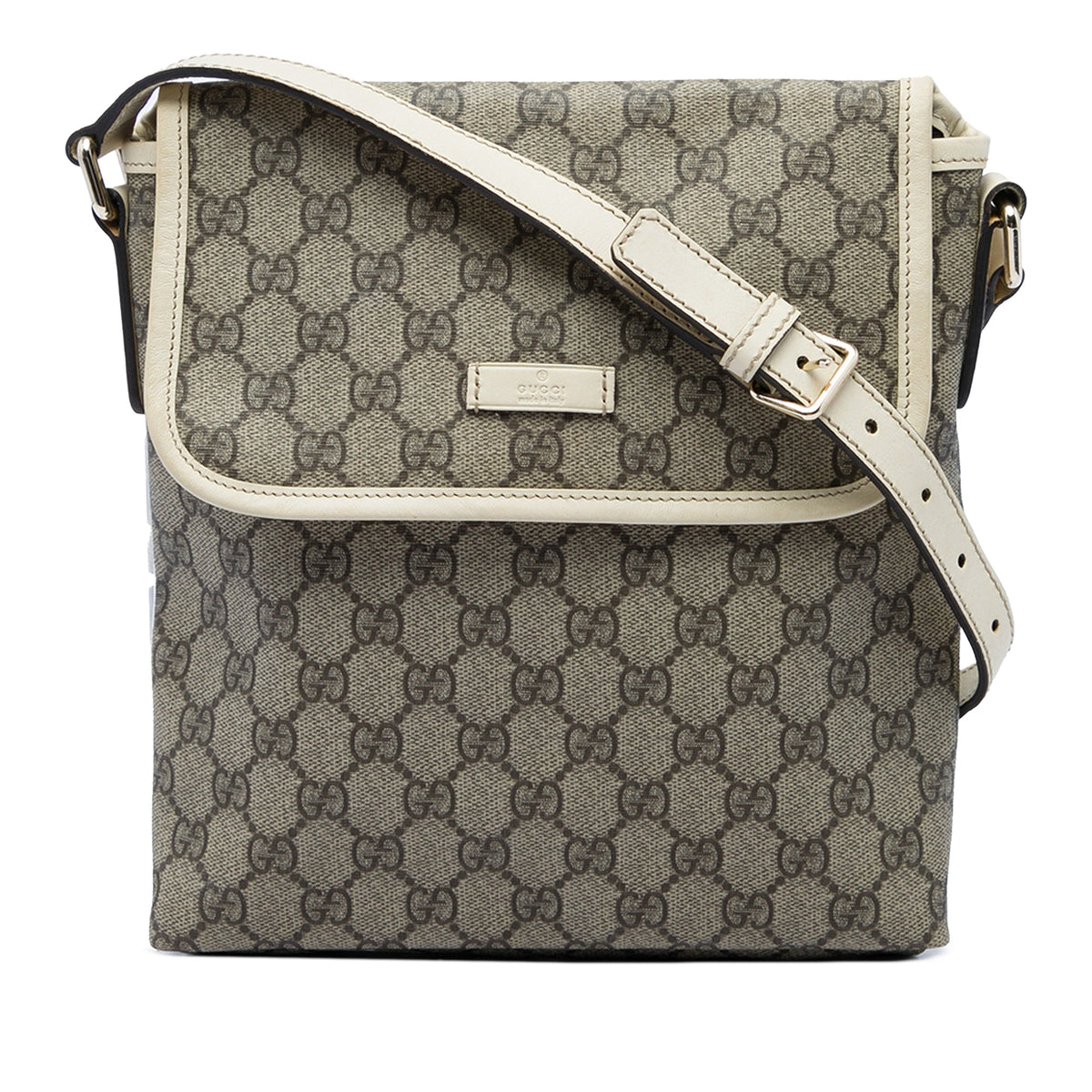 Gucci GG Supreme Crossbody — Beige