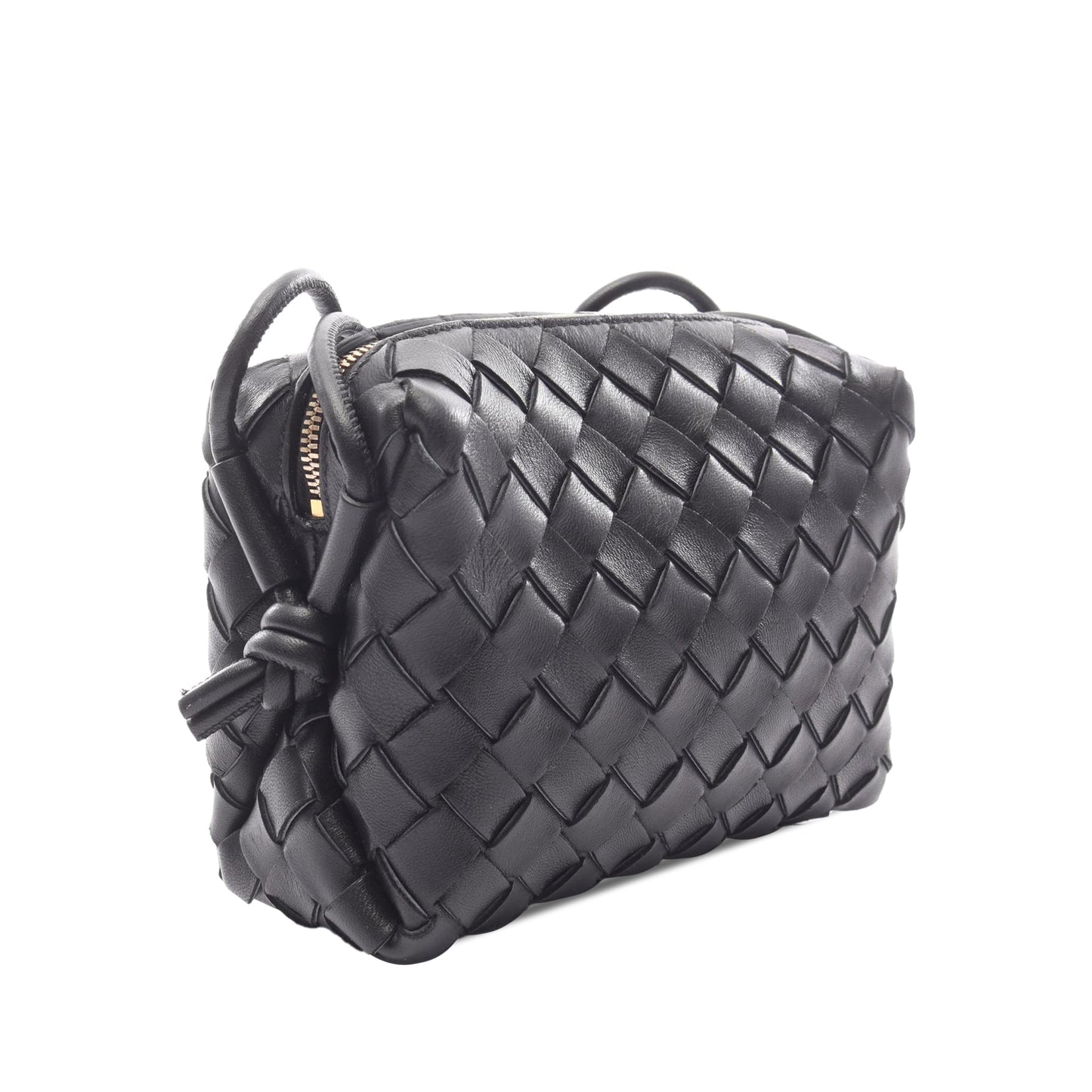 Mini Lambskin Intrecciato Loop Camera Bag