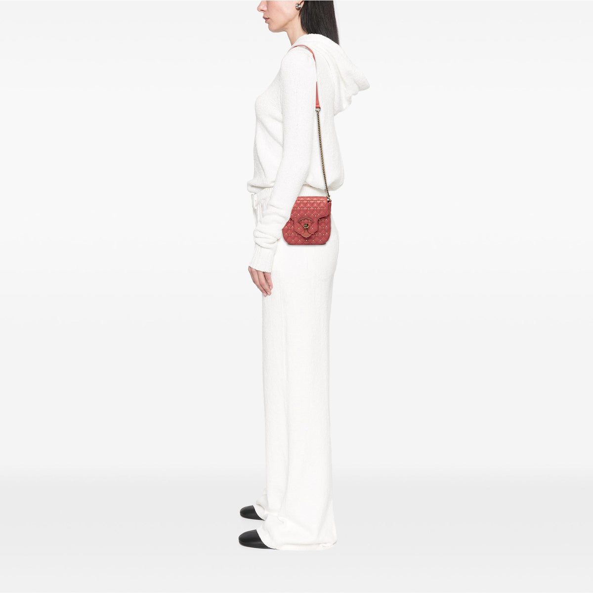 Bvlgari Small Quilted Studded Leather Divas Dream Crossbody