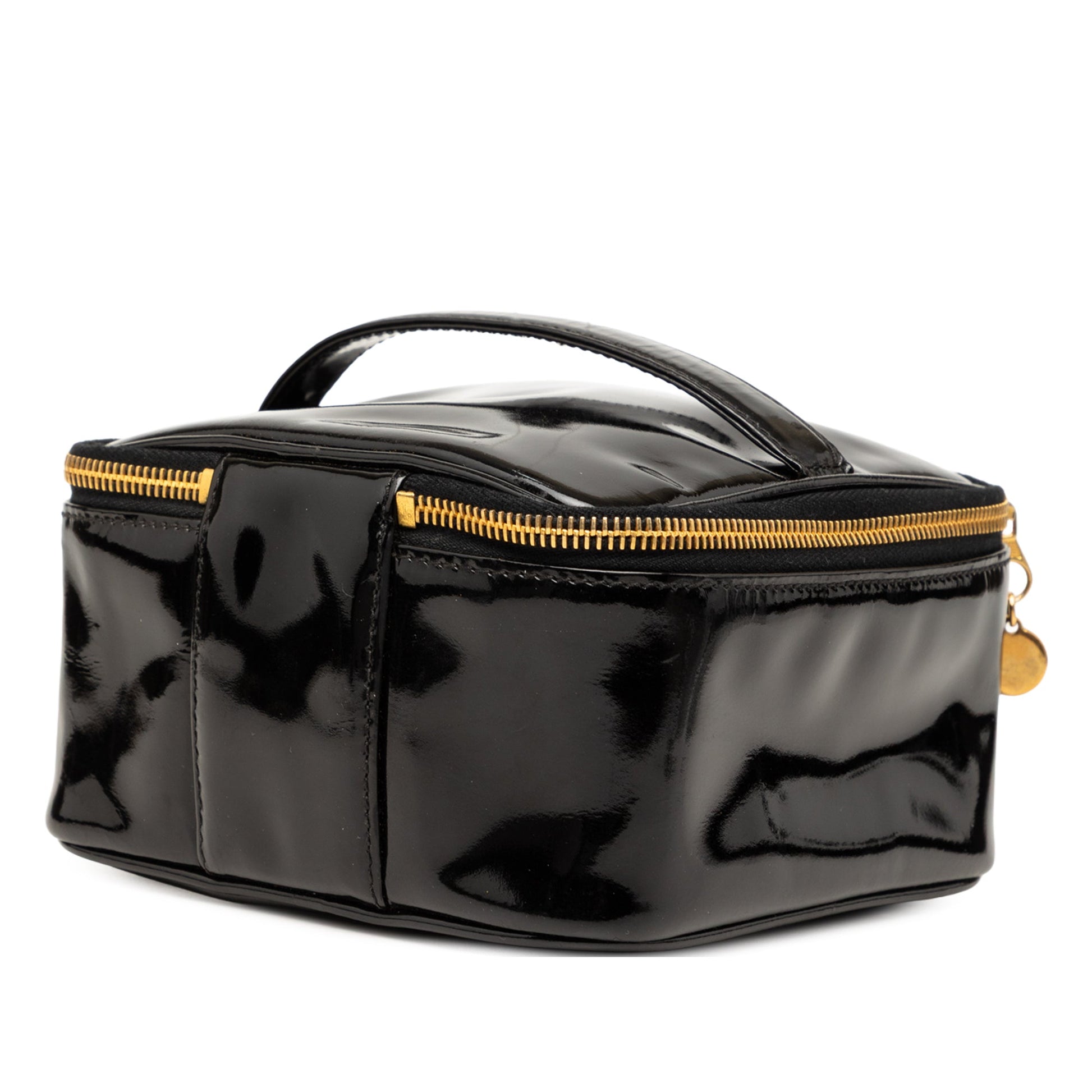 Chanel CC Patent Vanity Bag