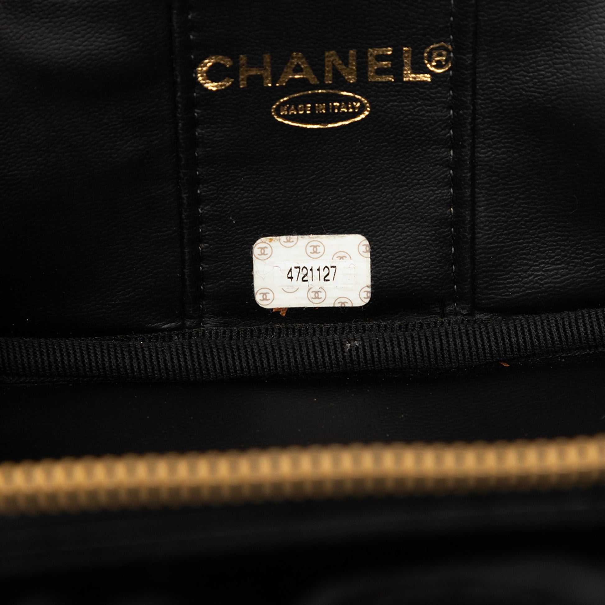 Chanel CC Patent Vanity Bag