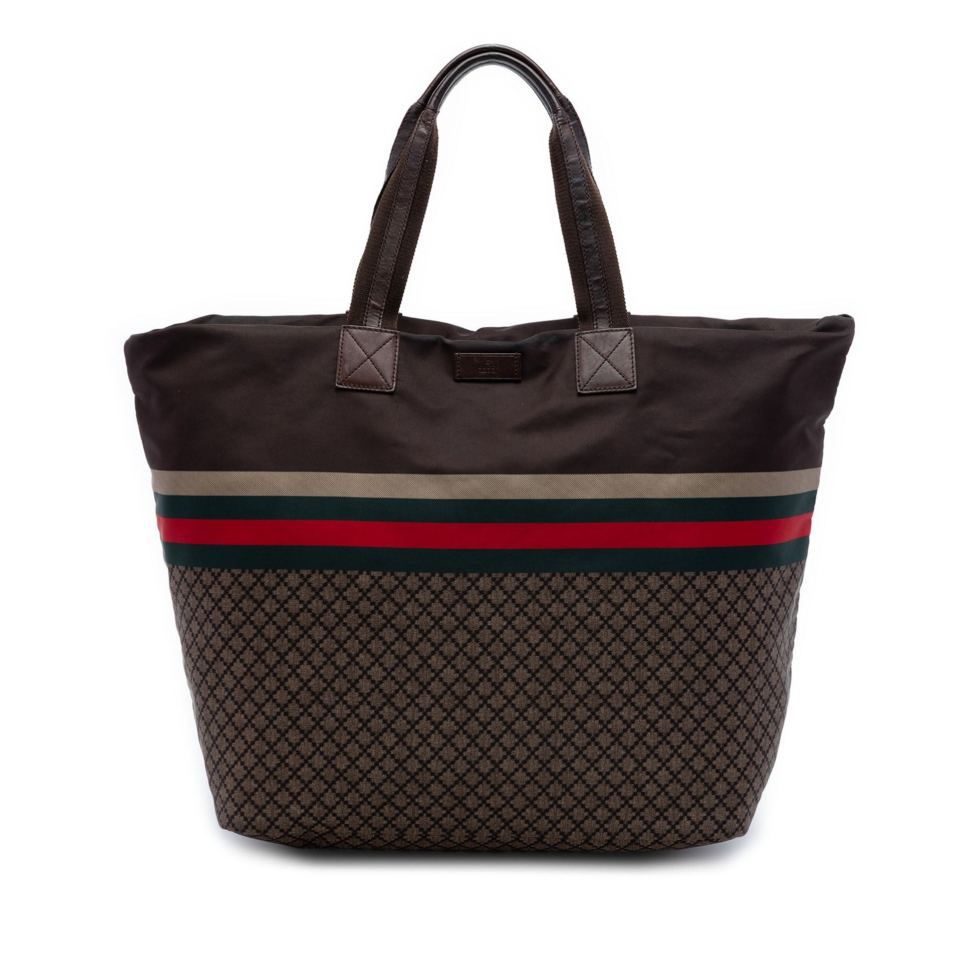 Gucci Diamante Nylon Web Tote