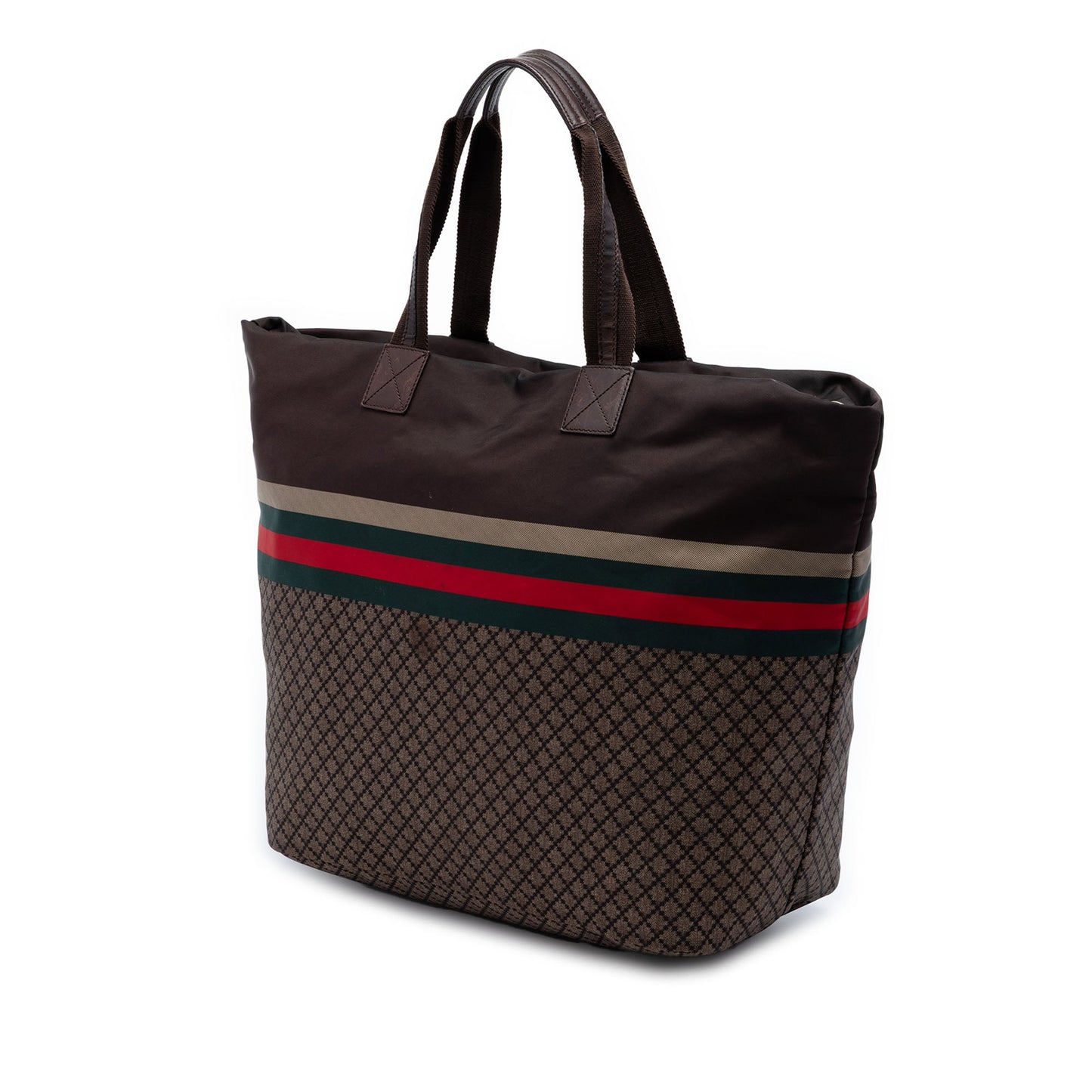 Gucci Diamante Nylon Web Tote