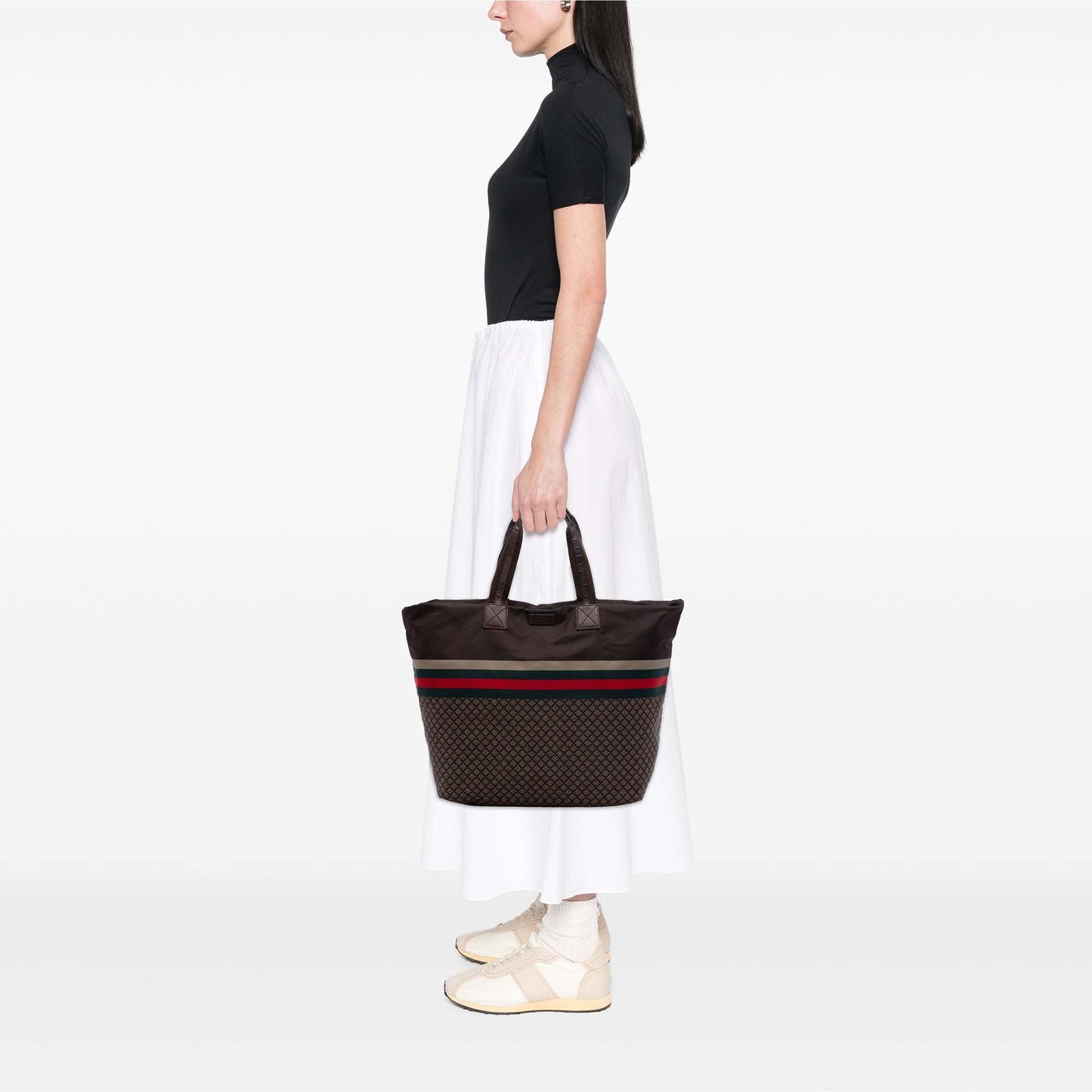Gucci Diamante Nylon Web Tote
