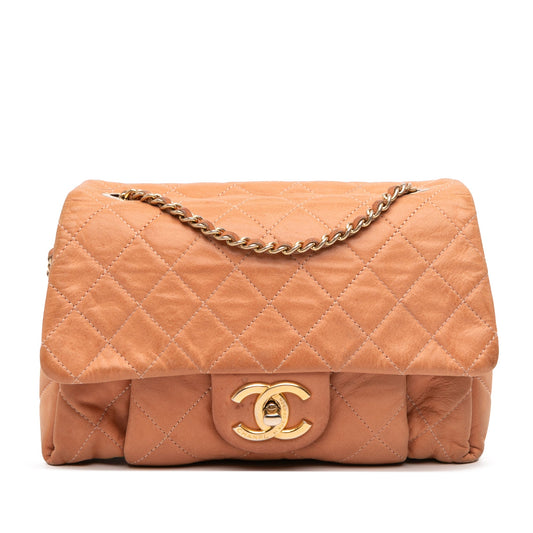 Chanel Small Aged Calfskin Chic Quilt Flap