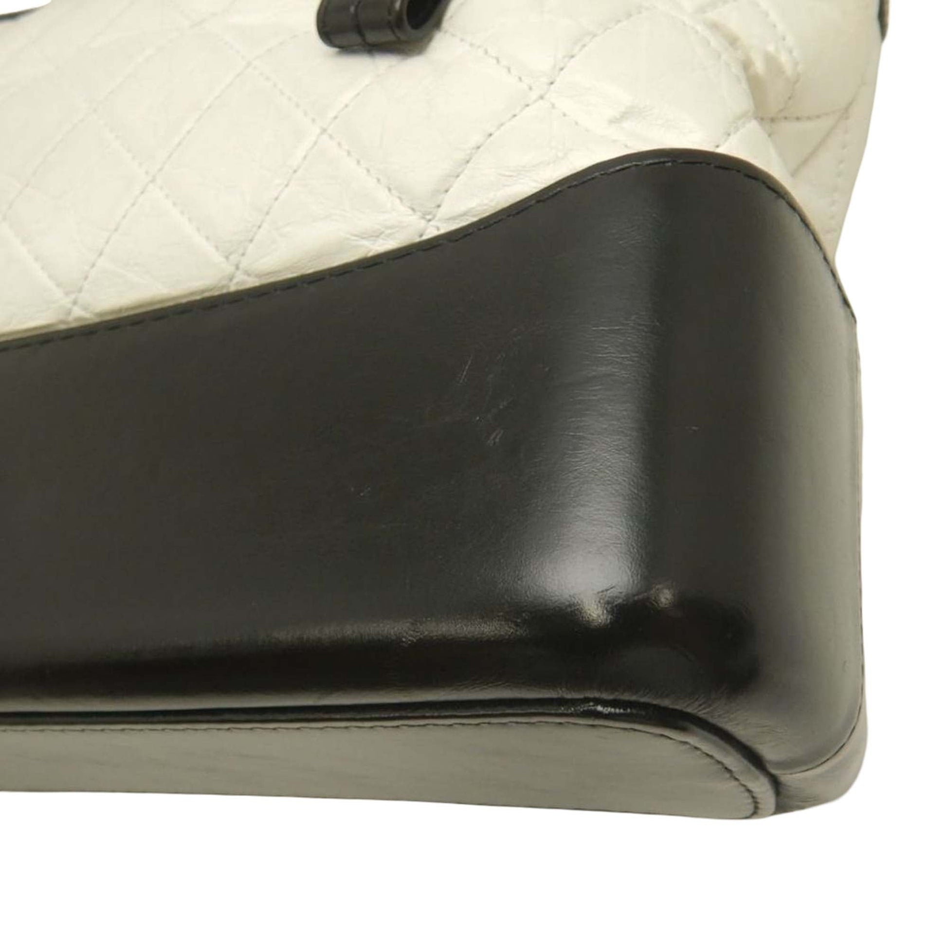 Chanel Medium Bicolor Quilted Aged Calfskin Gabrielle Hobo