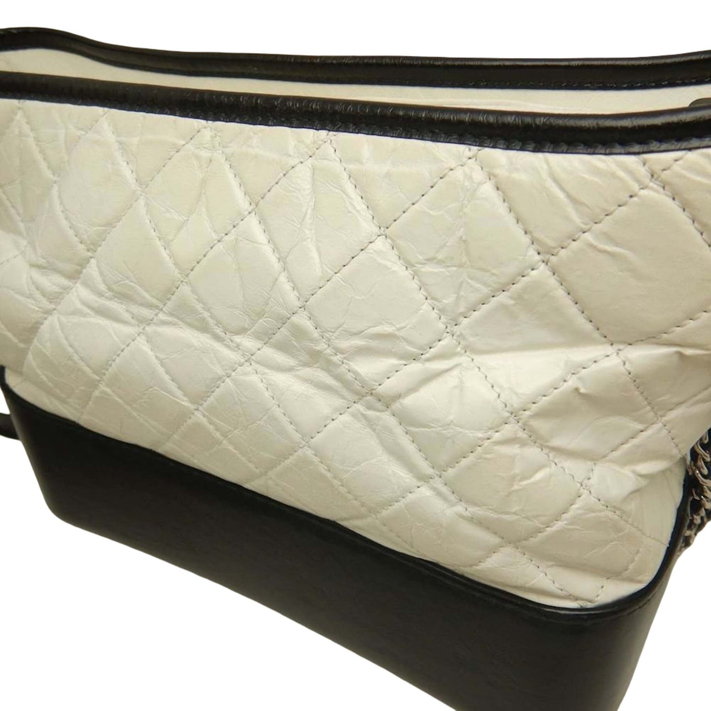 Chanel Medium Bicolor Quilted Aged Calfskin Gabrielle Hobo