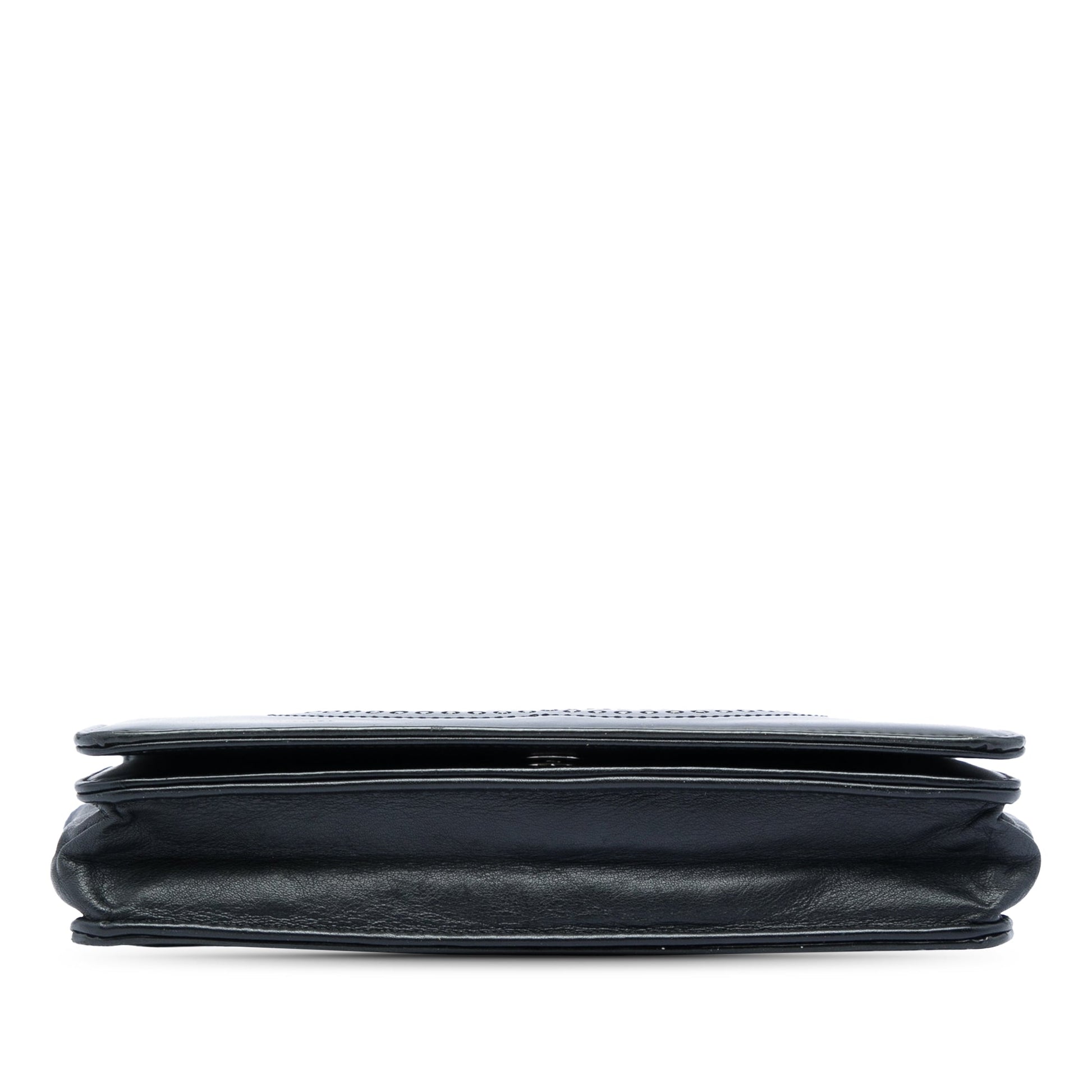 Chanel CC Patent Strass Embellished Wallet On Chain