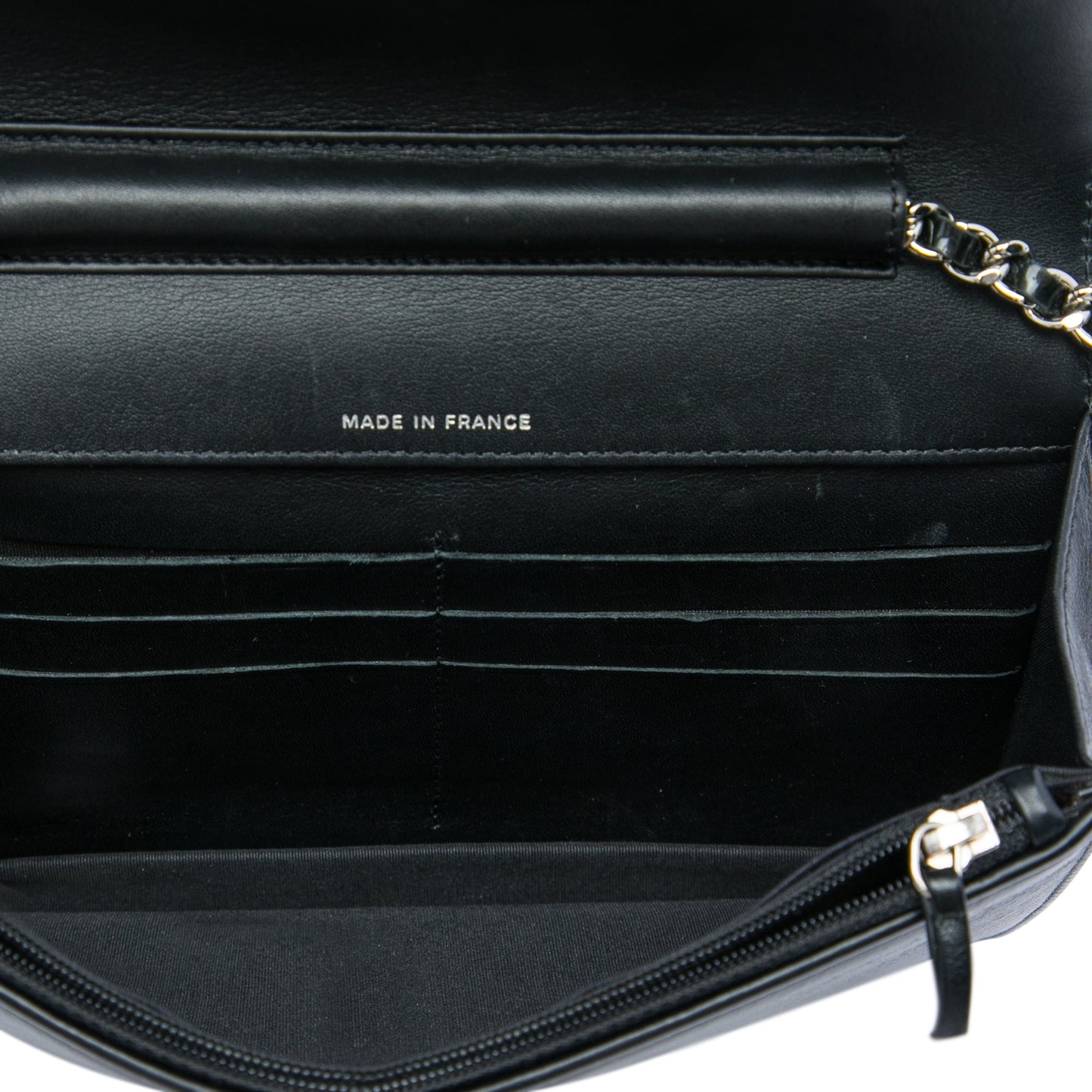Chanel CC Patent Strass Embellished Wallet On Chain