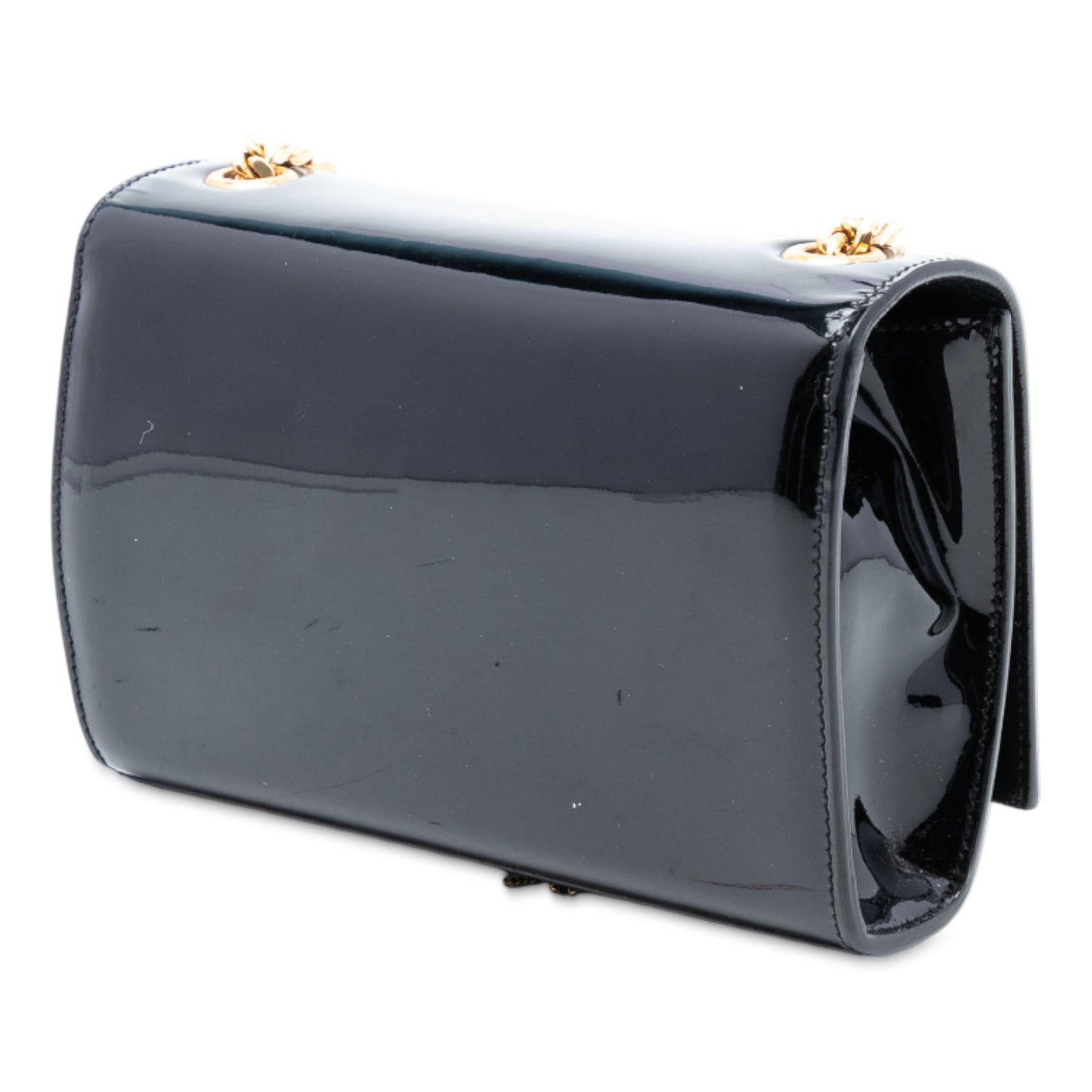 Saint Laurent Small Patent Monogram Kate Tassel Crossbody
