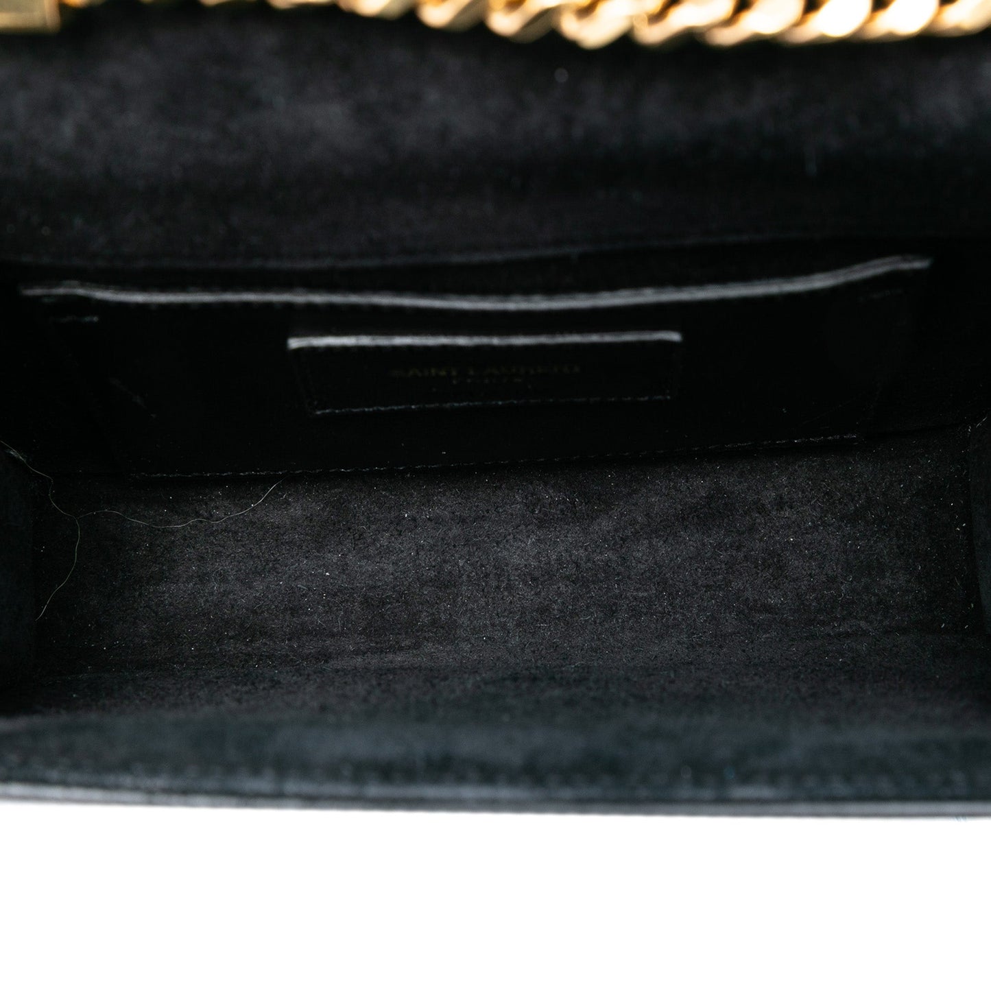 Saint Laurent Small Patent Monogram Kate Tassel Crossbody
