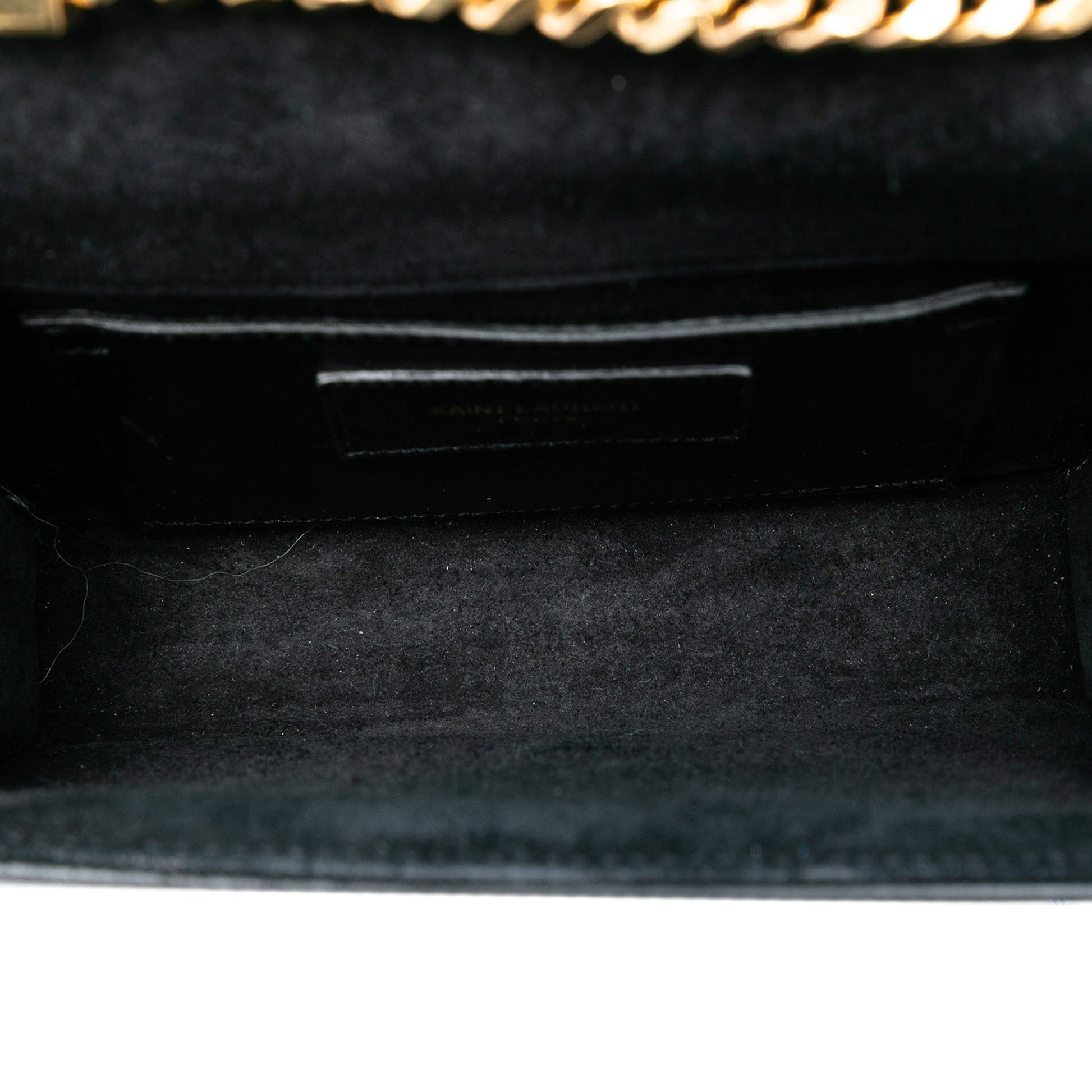 Saint Laurent Small Patent Monogram Kate Tassel Crossbody