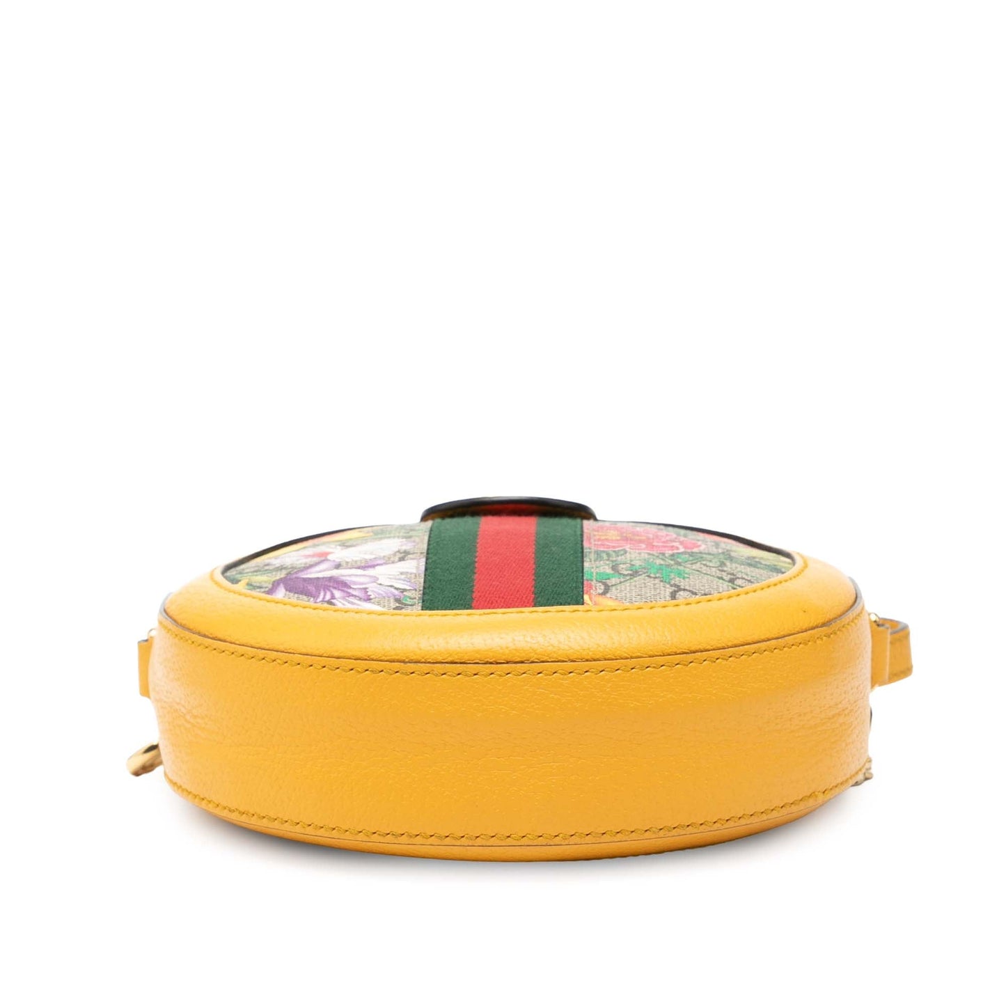Gucci Mini GG Supreme Flora Web Ophidia Round Crossbody