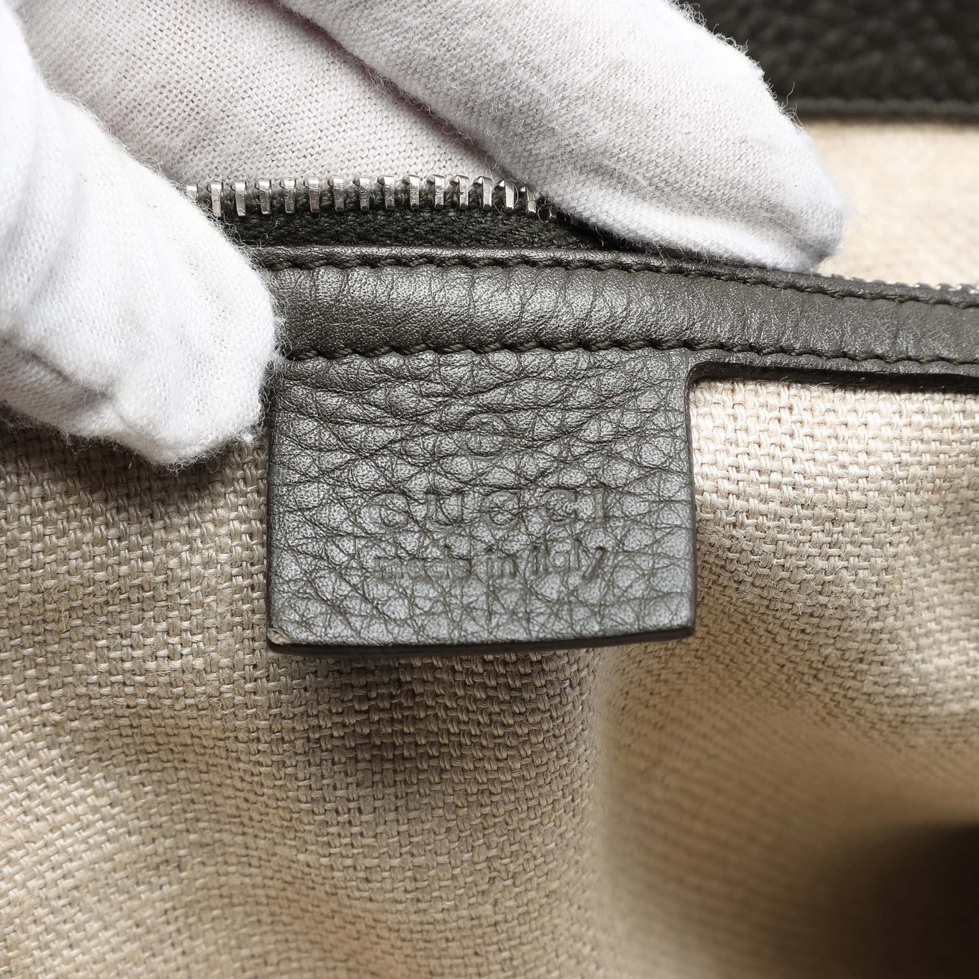 Gucci Medium GG Canvas Icon Bit Tote