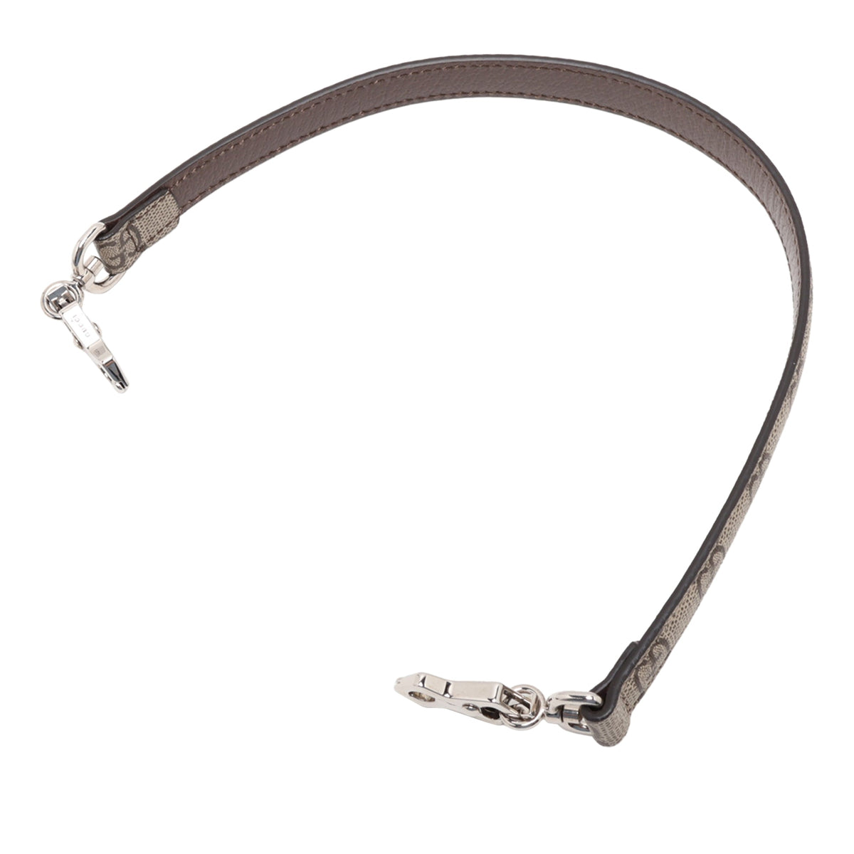 Gucci Mini GG Supreme Asymmetric Horsebit 1955 Shoulder Bag — Beige