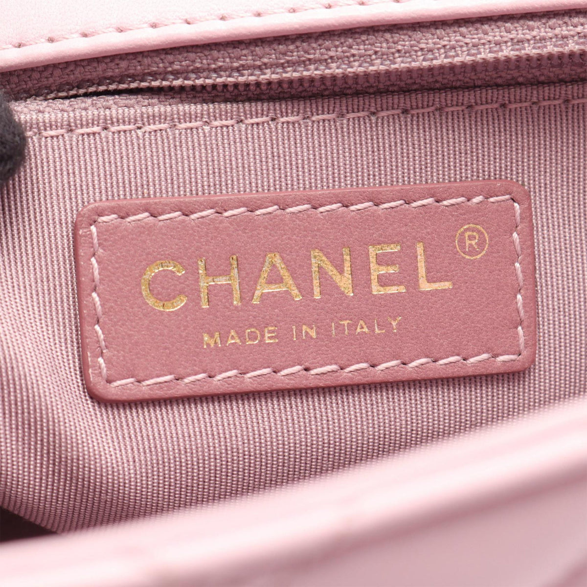 Chanel CC Matelasse Lambskin Single Flap — Pink
