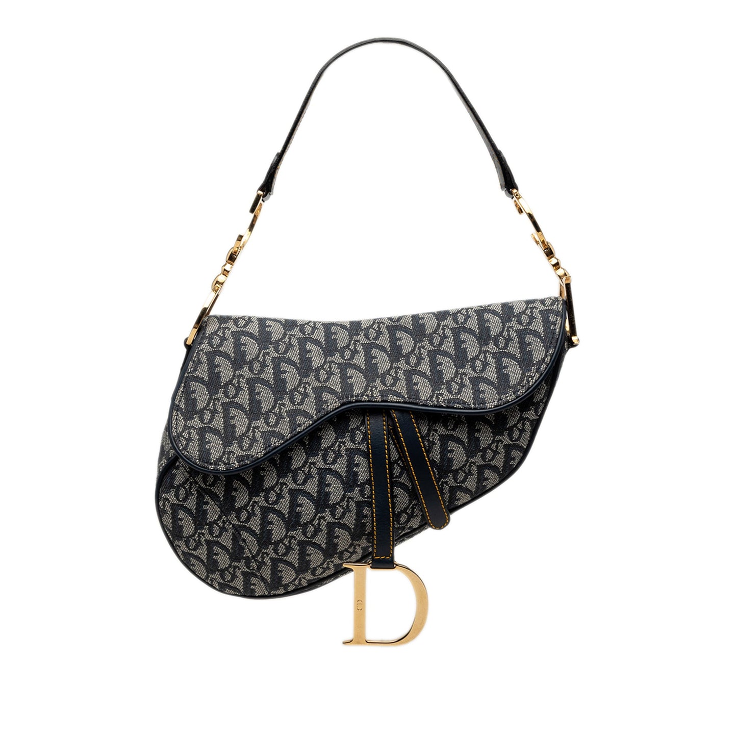 Dior Oblique Canvas Saddle Bag