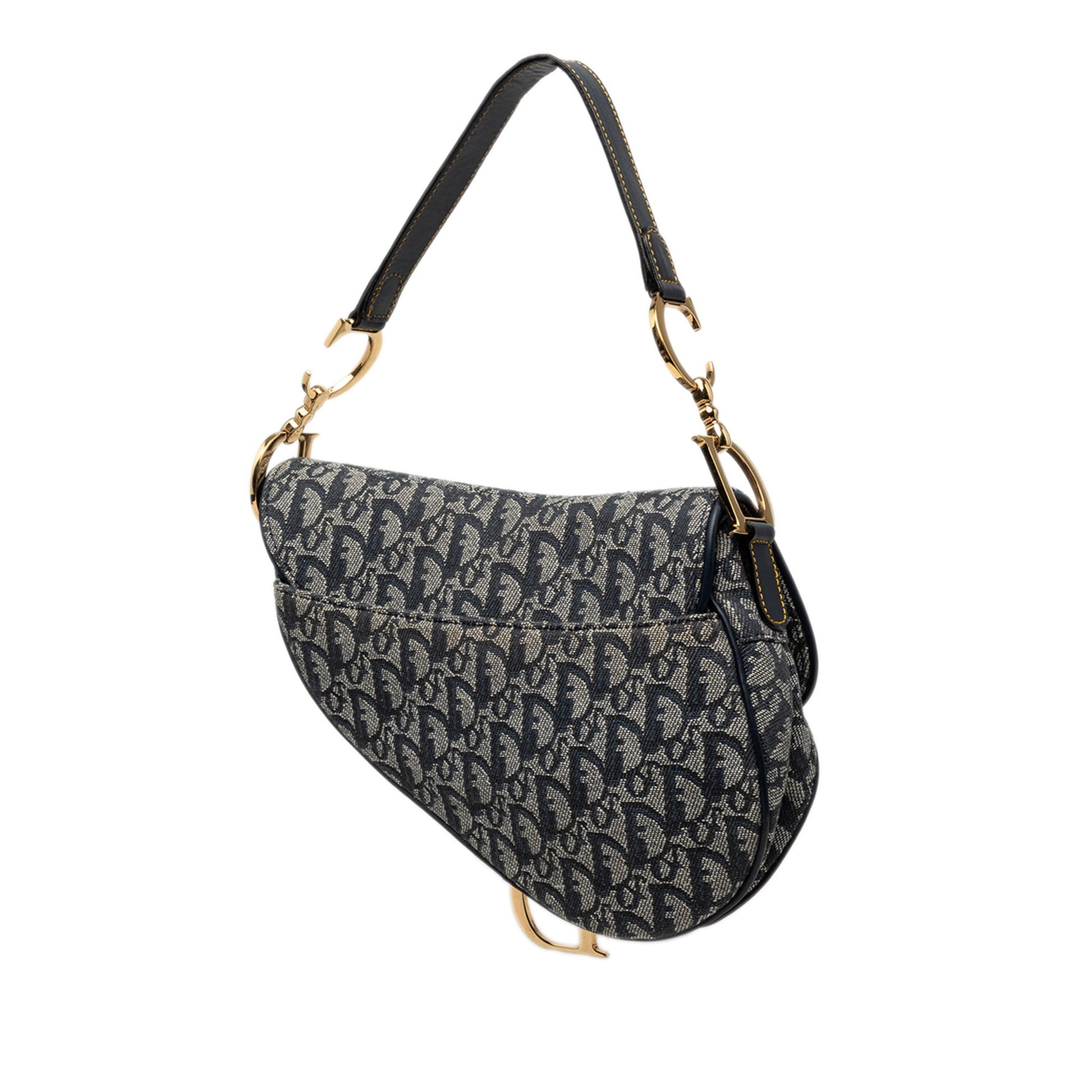 Dior Oblique Canvas Saddle Bag